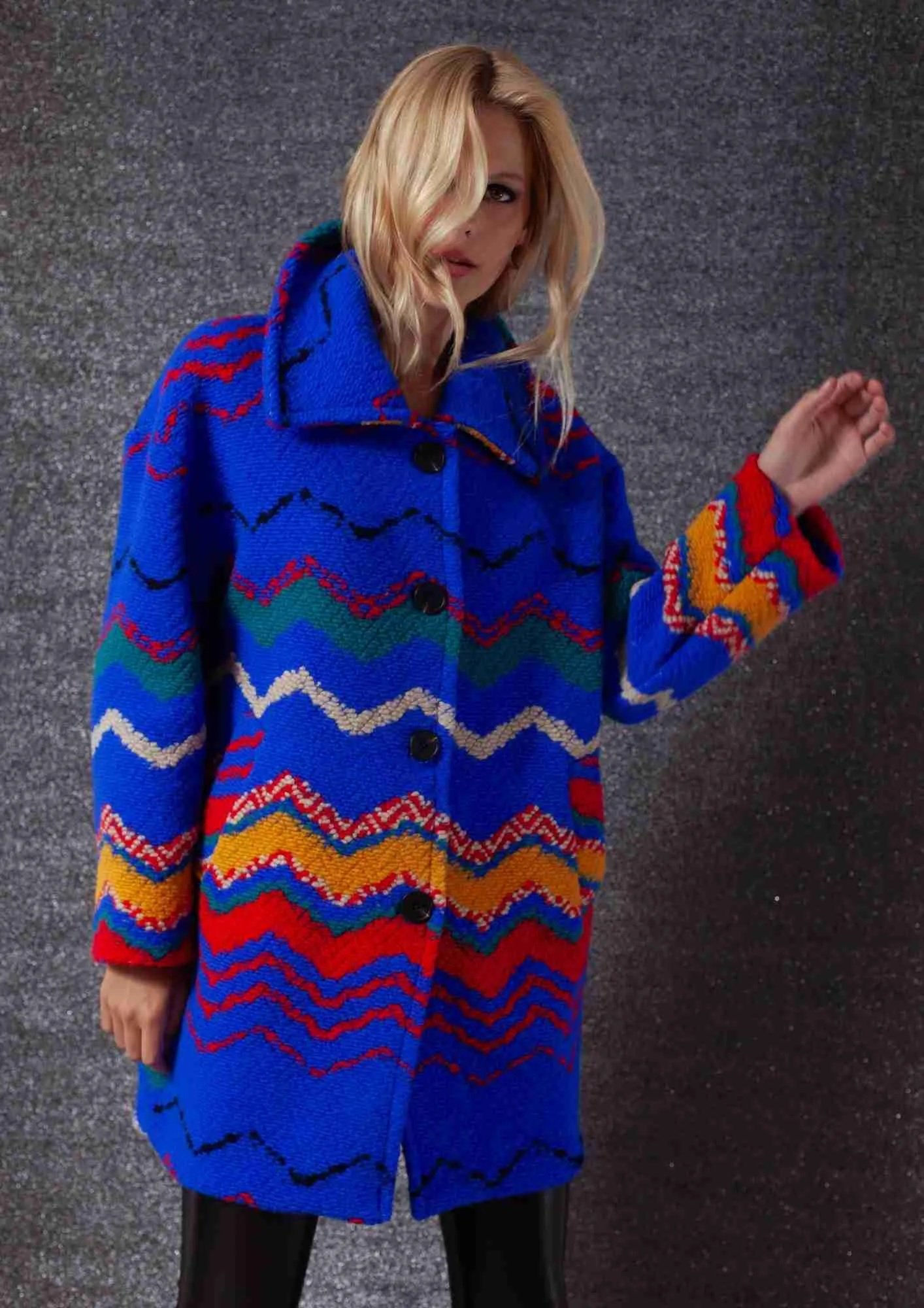Casaco Missoni Medio Azul