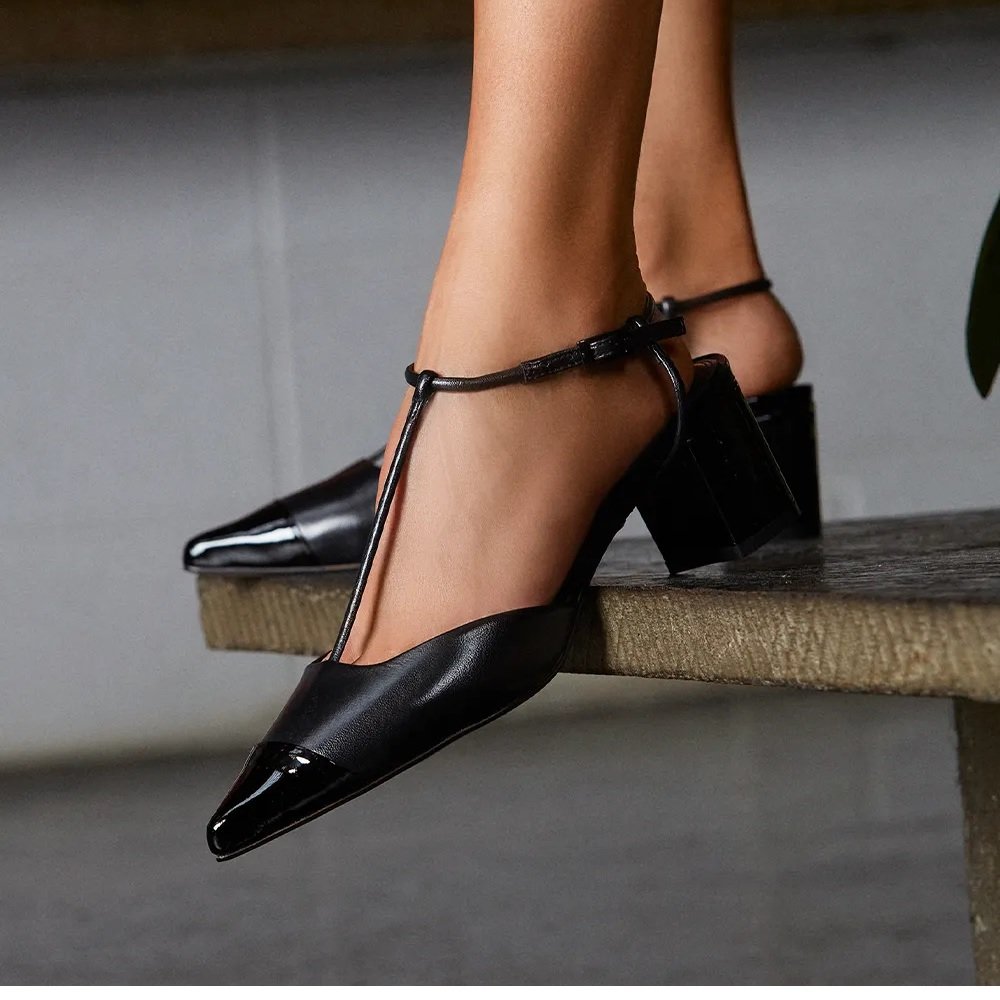 Scarpin Scarlet Preto
