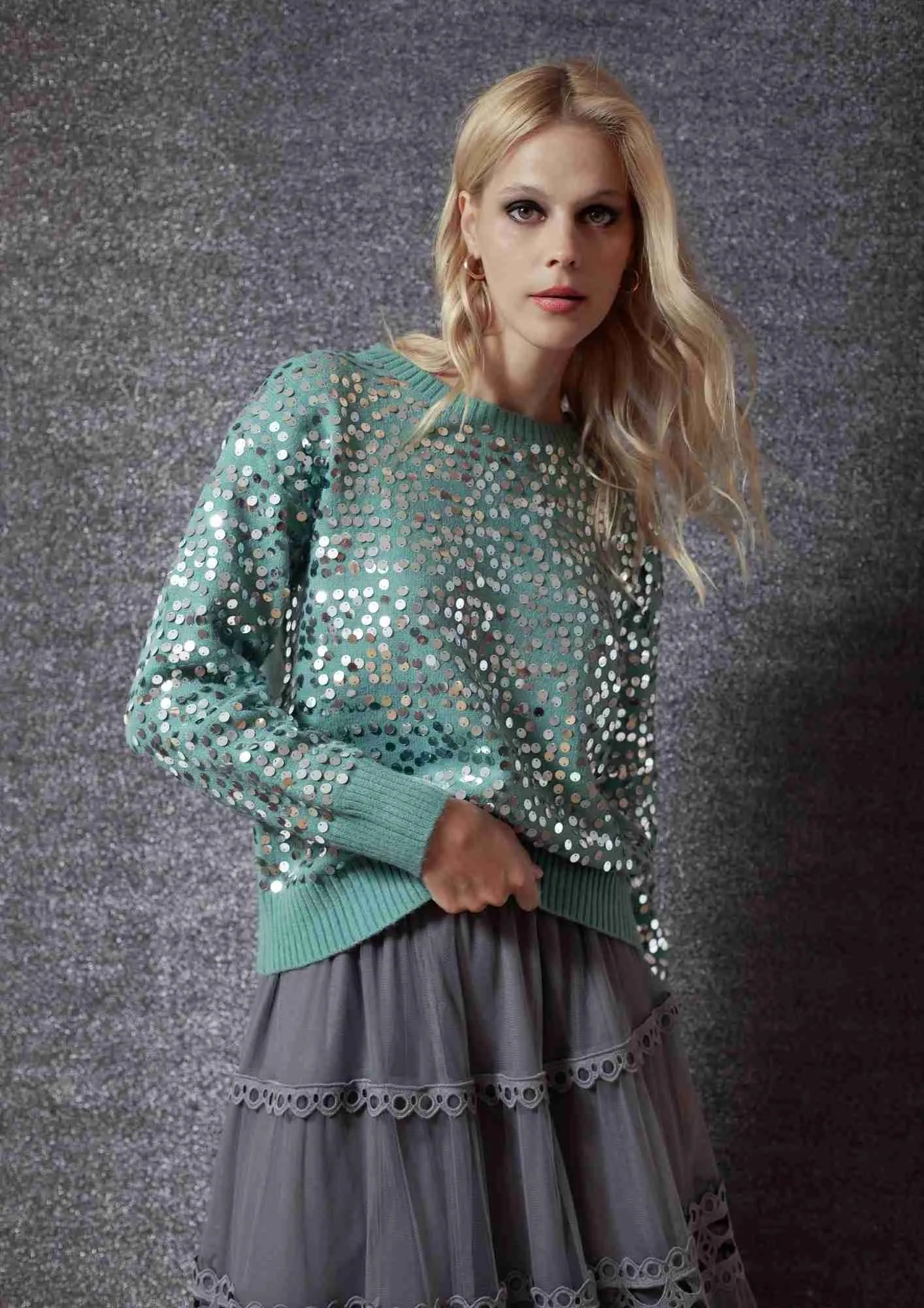 Tricot Disco Verde