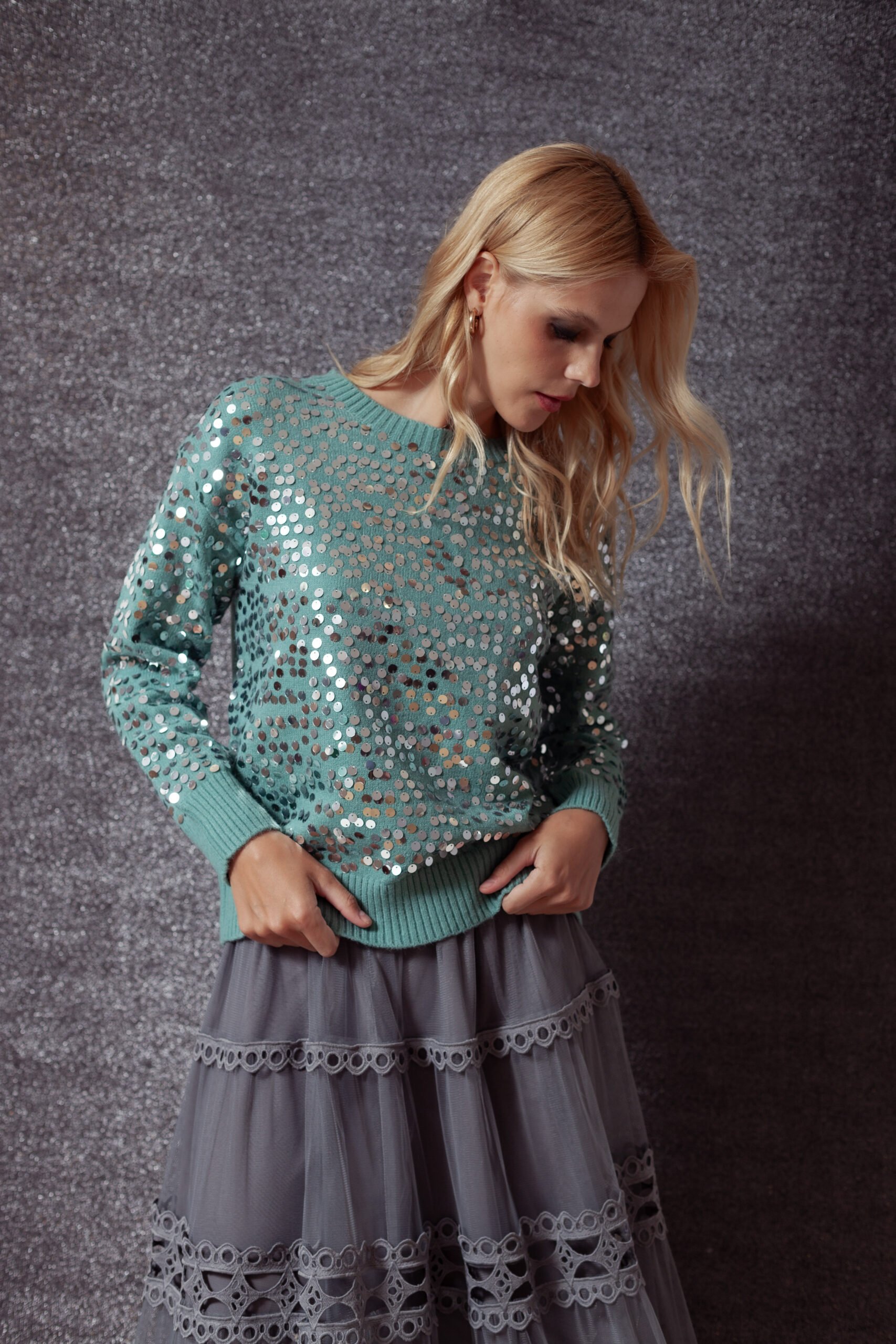 Tricot Disco Verde - Imagem 2