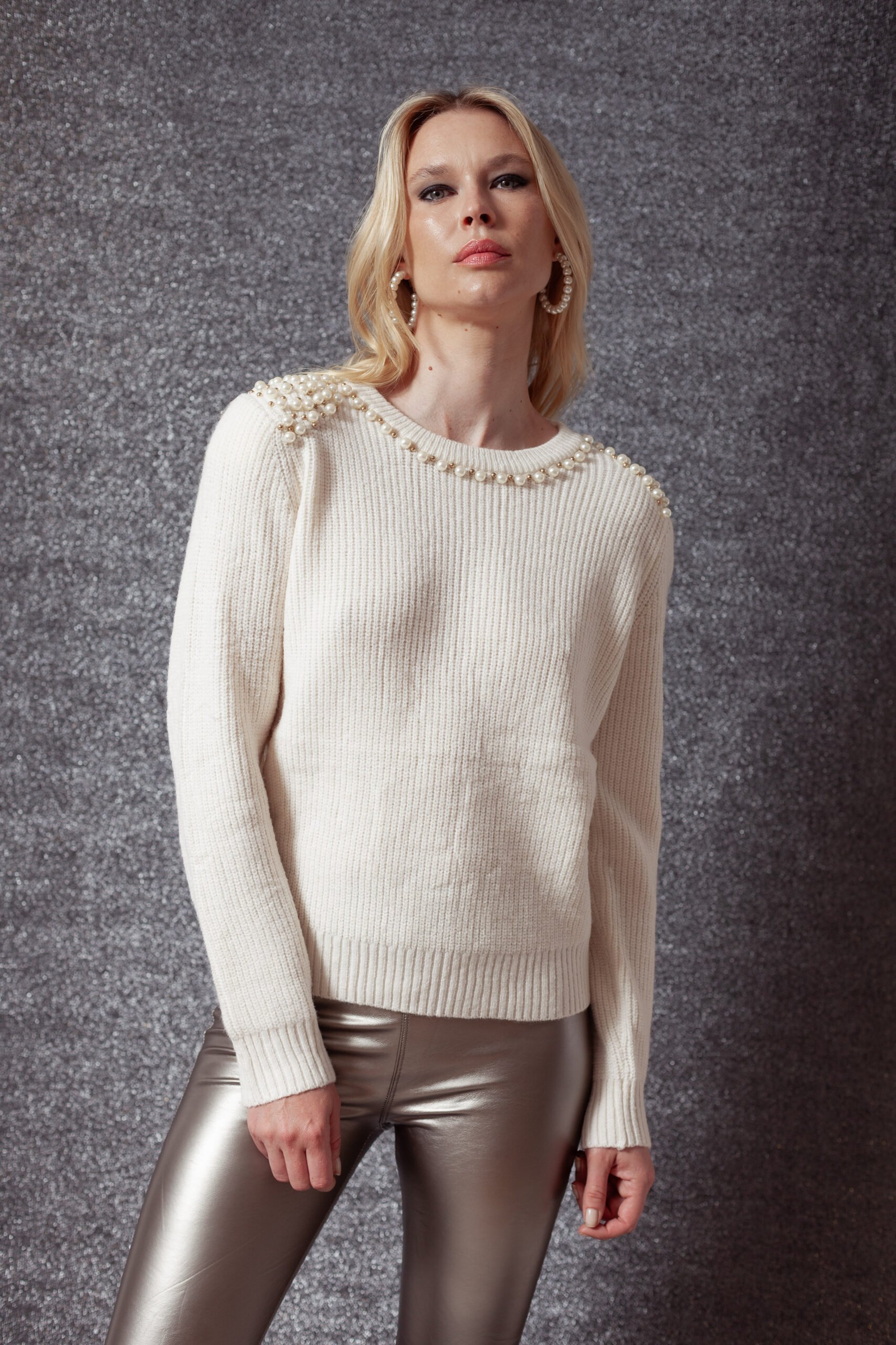 Tricot Julie Branco - Imagem 2