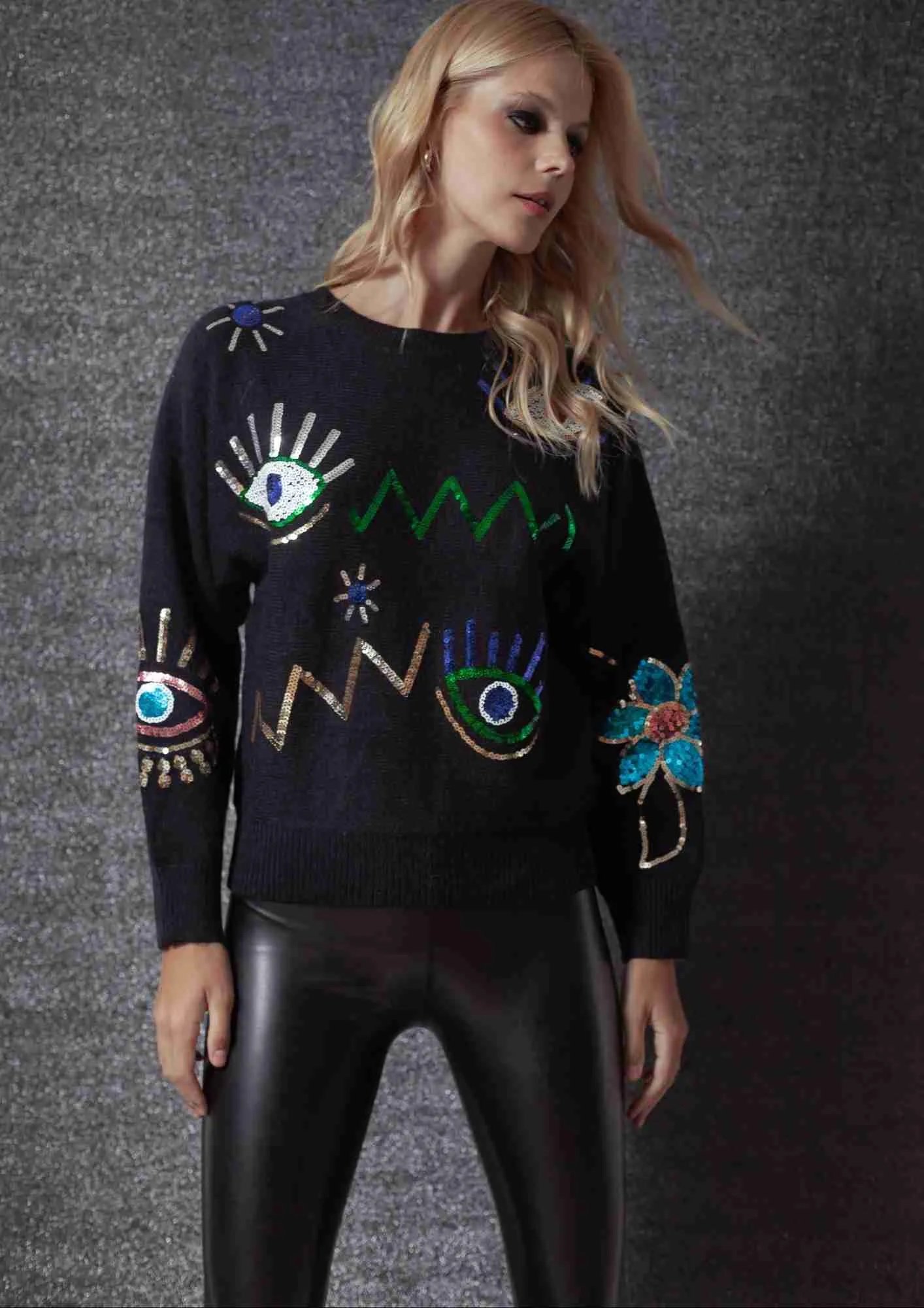 Tricot Olho Preto