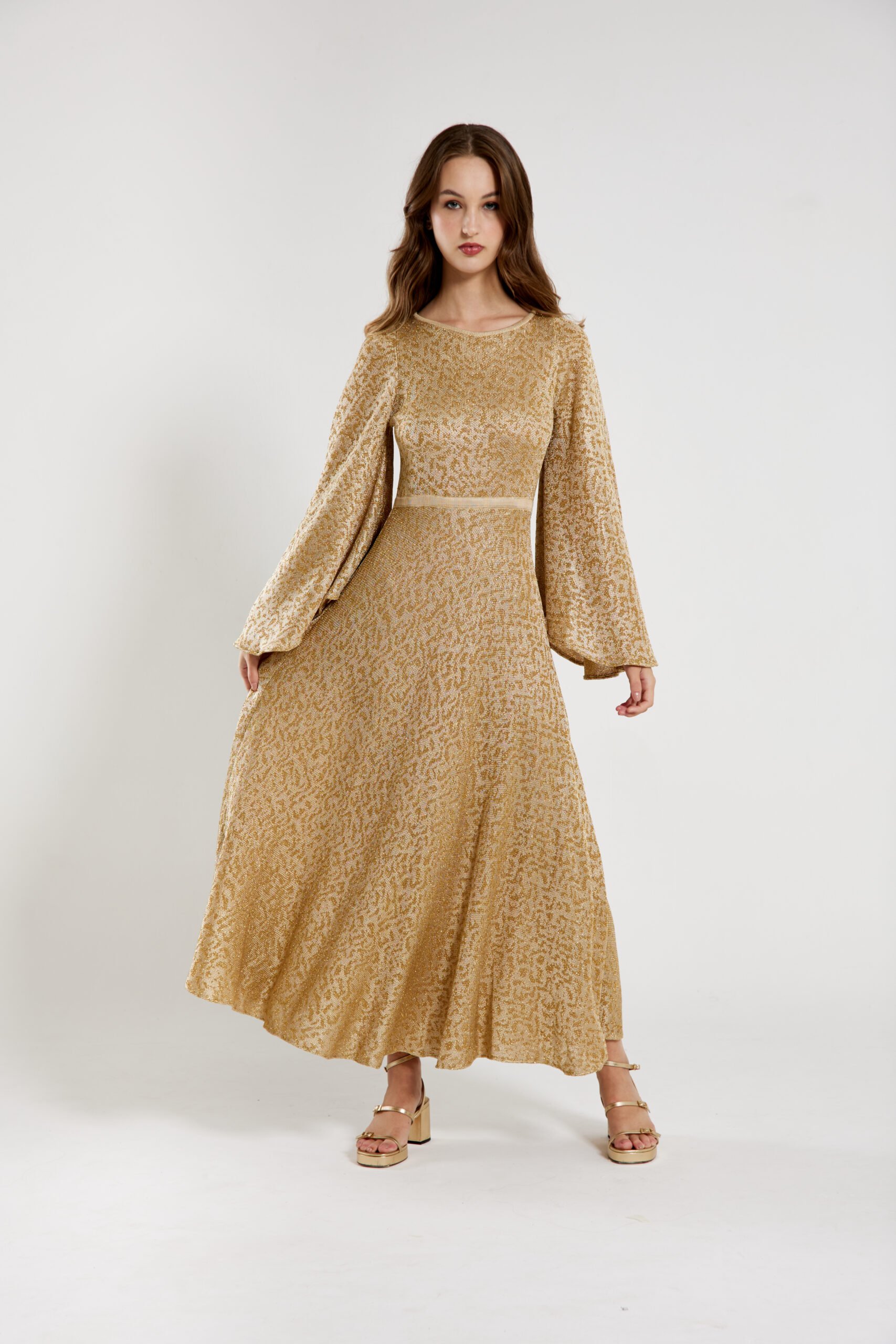 Vestido Eduarda Dourado
