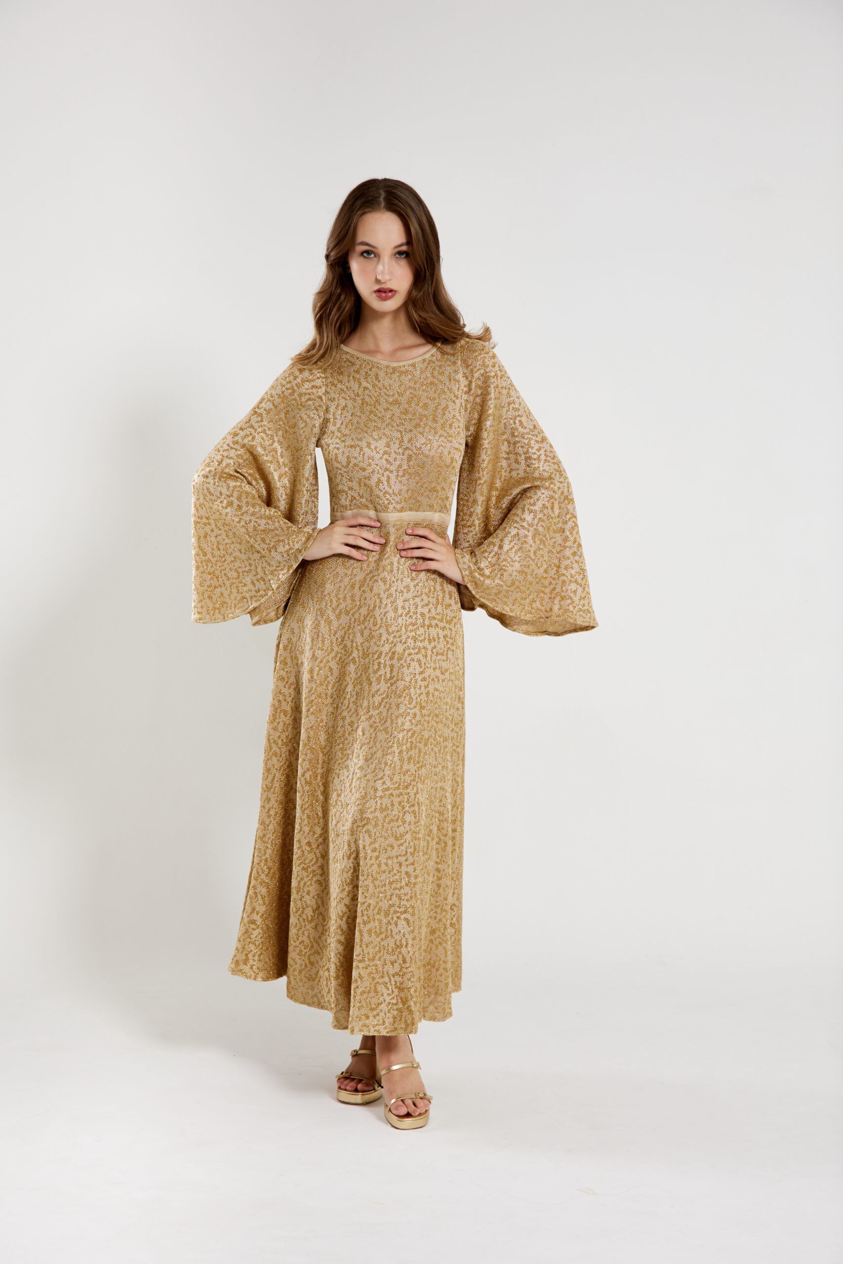 Vestido Eduarda Dourado - Imagem 2