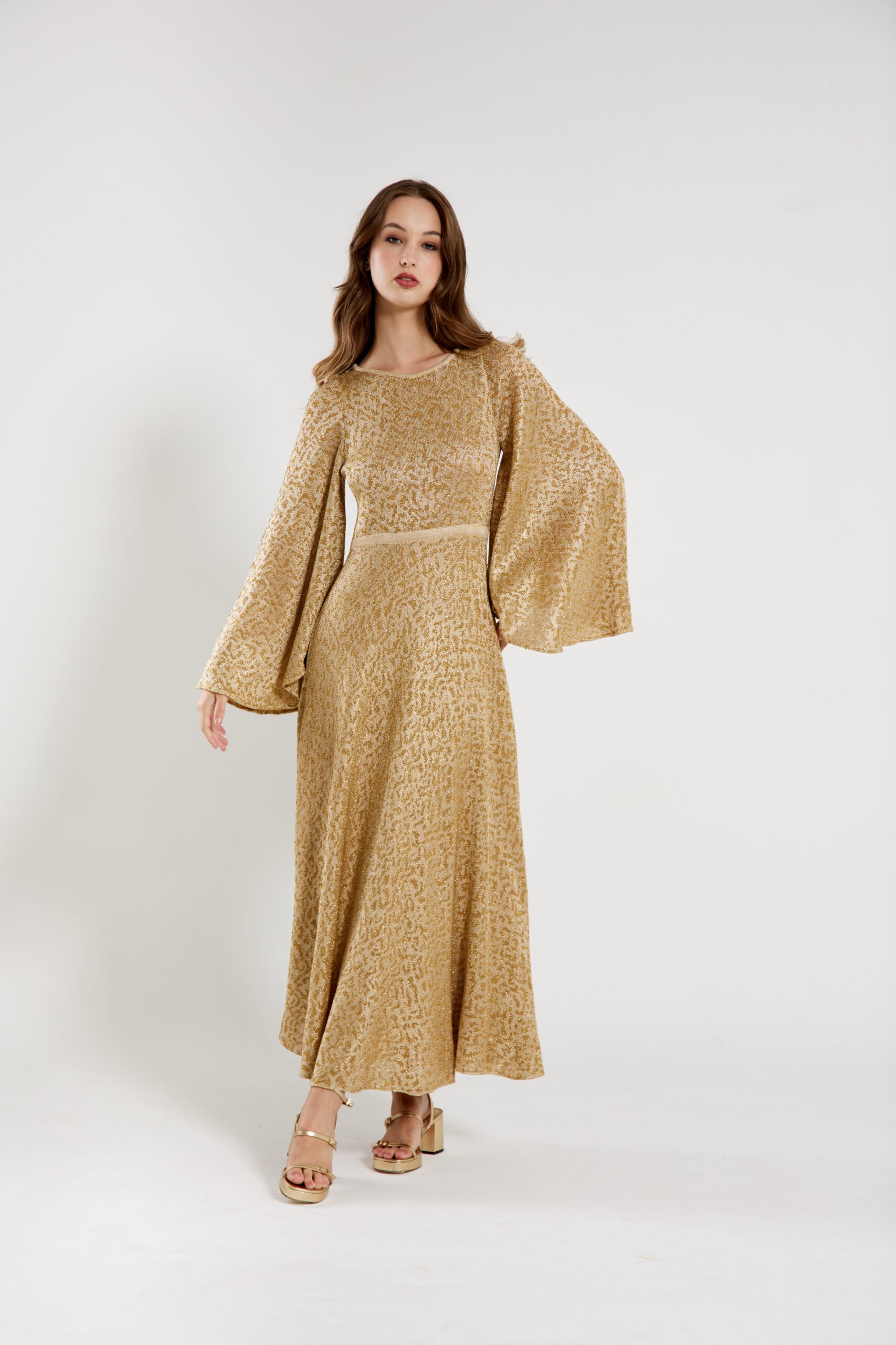 Vestido Eduarda Dourado - Imagem 3
