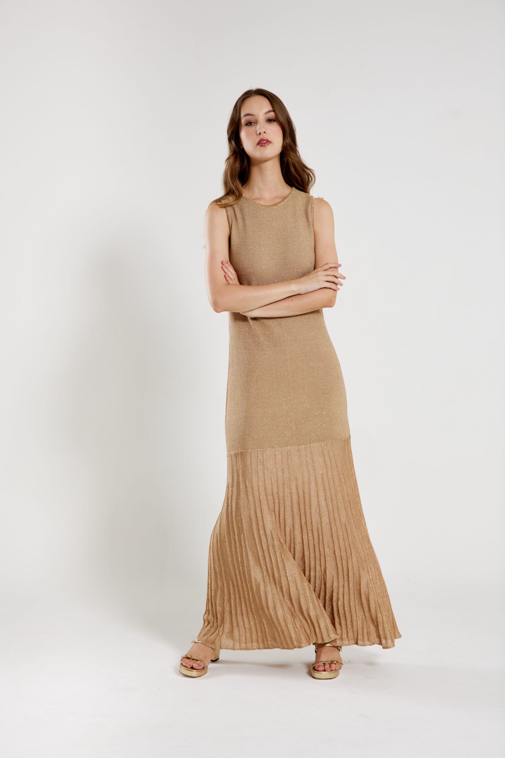 Vestido Carla Dourado - Imagem 6