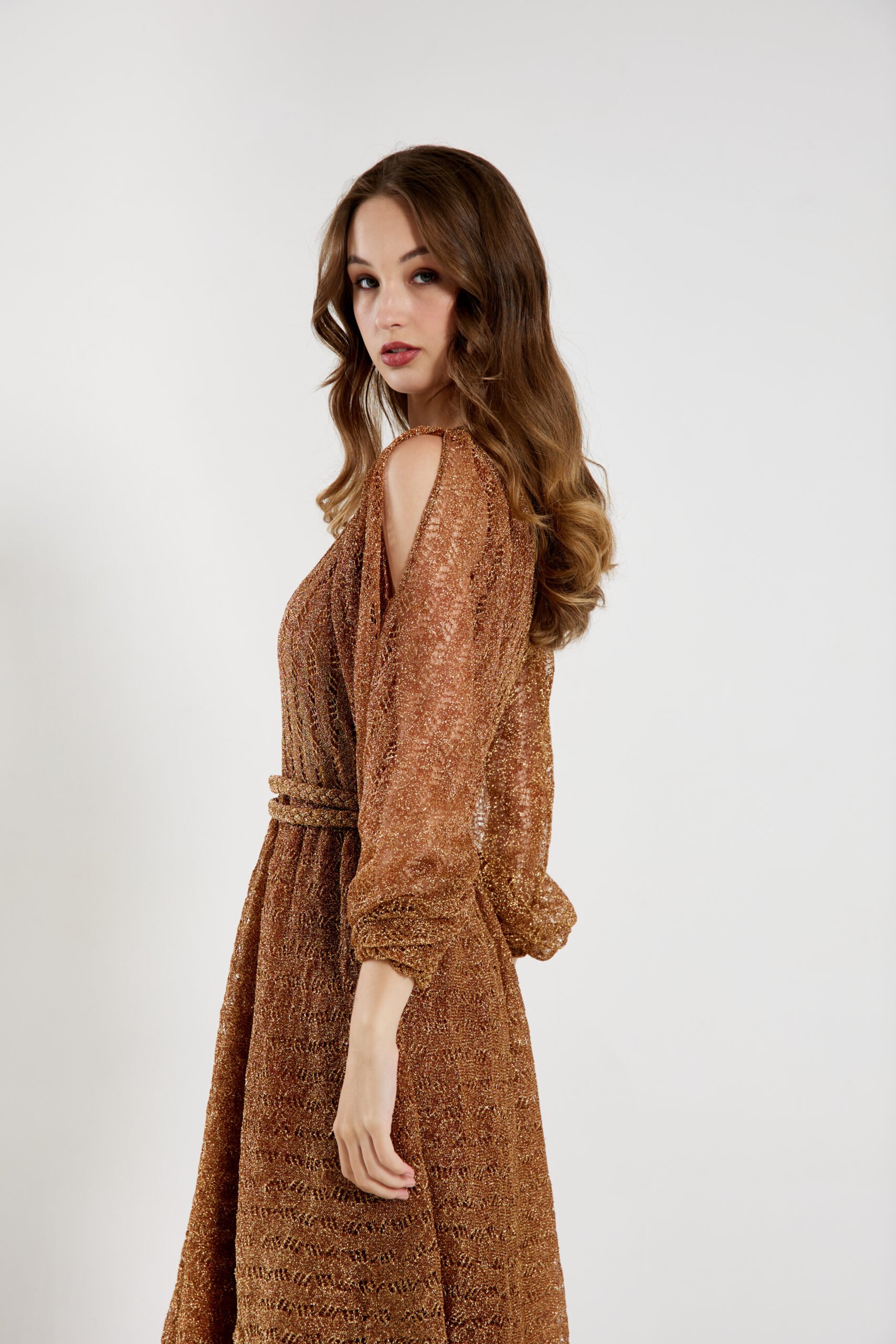 Vestido Teca Dourado - Imagem 4