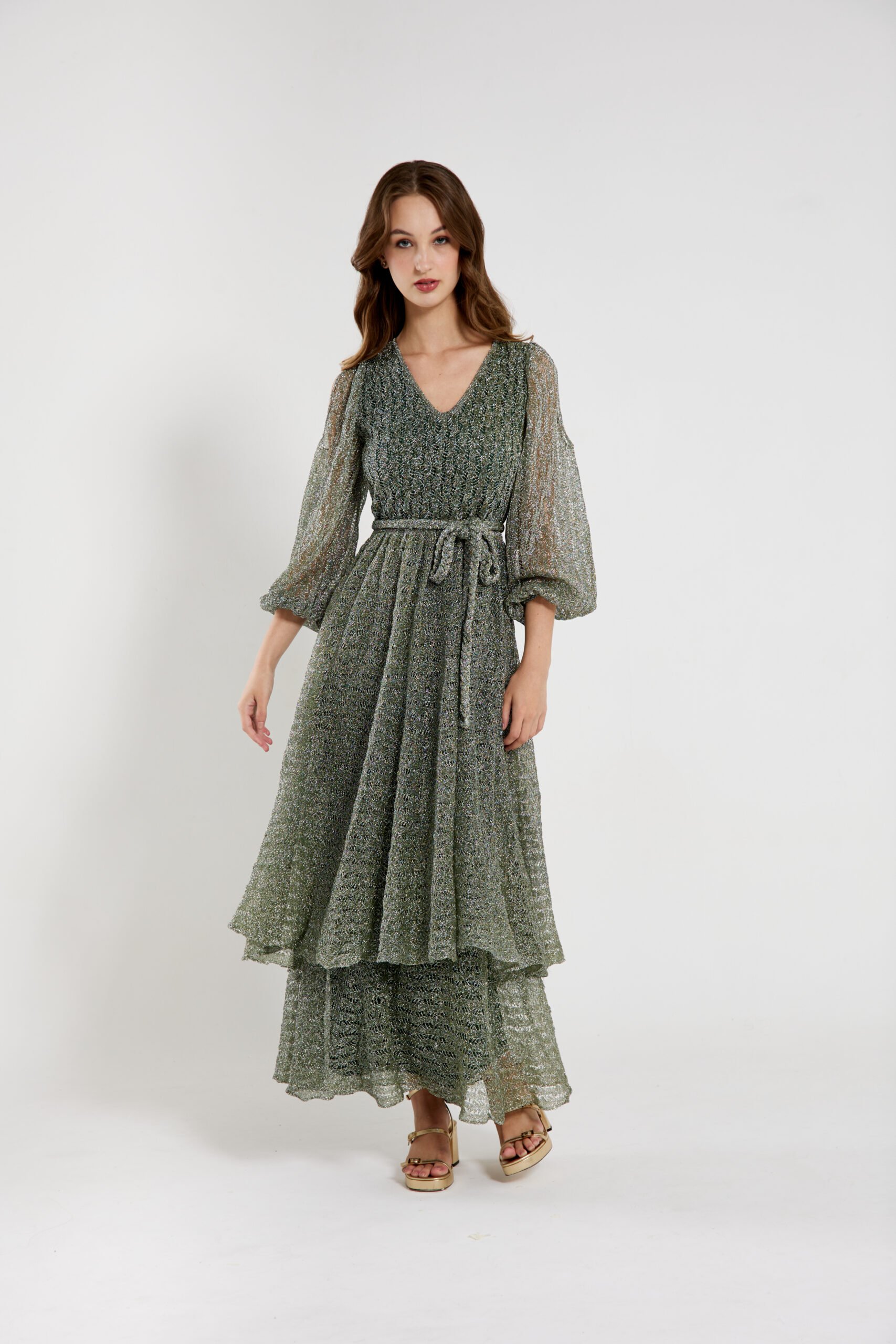 Vestido Teca Verde