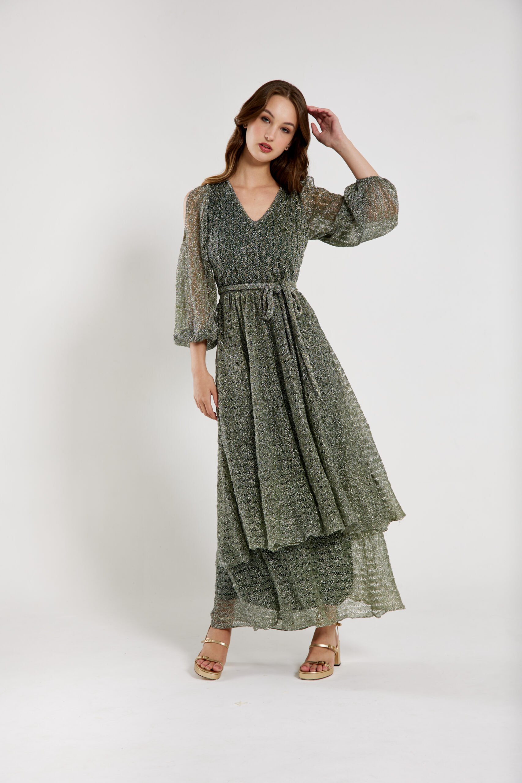 Vestido Teca Verde - Imagem 3