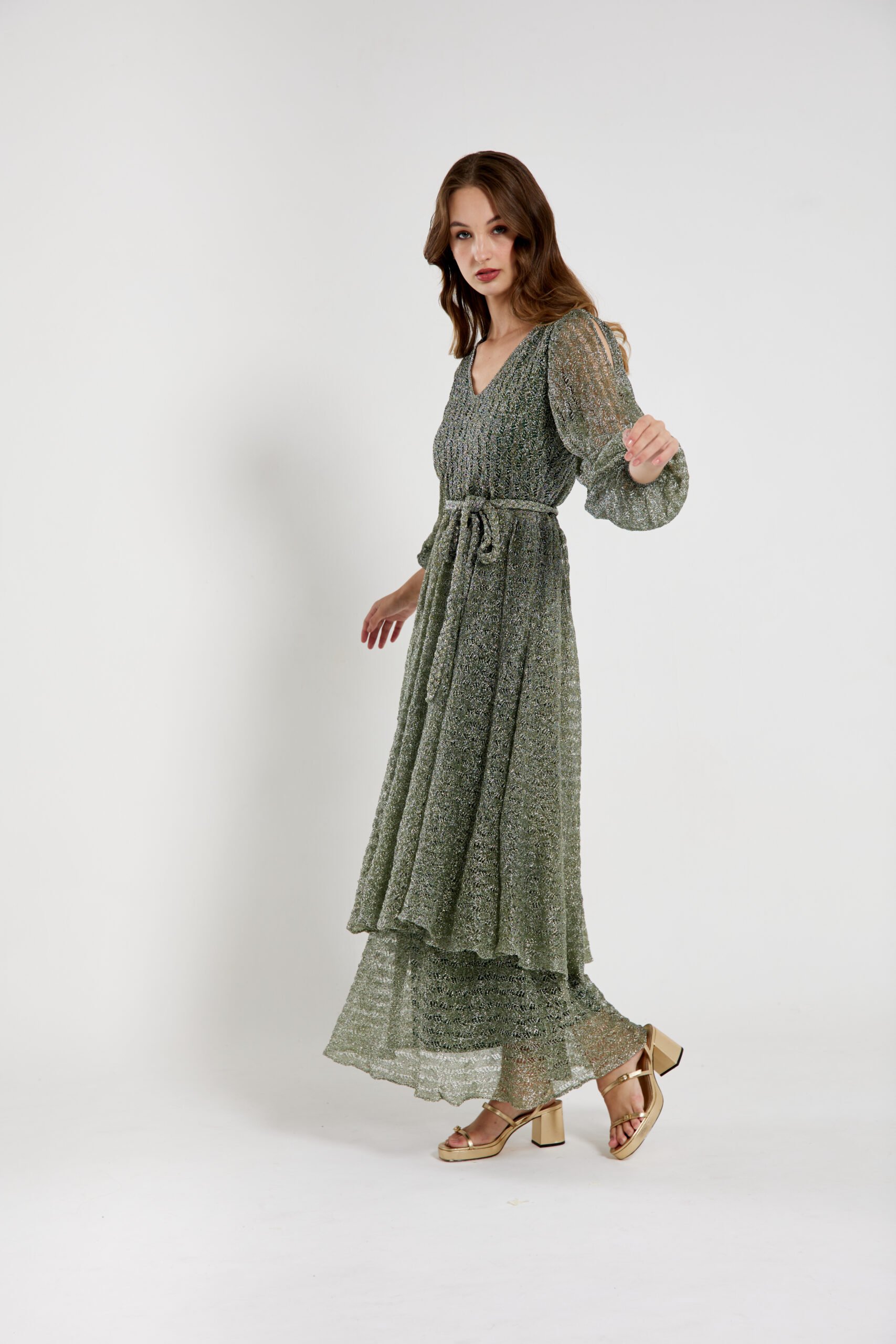 Vestido Teca Verde - Imagem 5