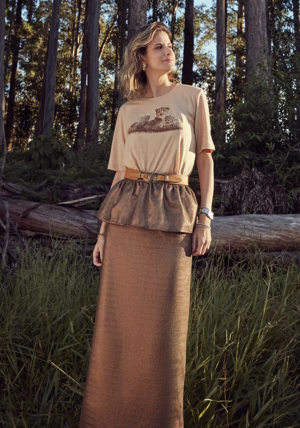 Blusa Alice Bege