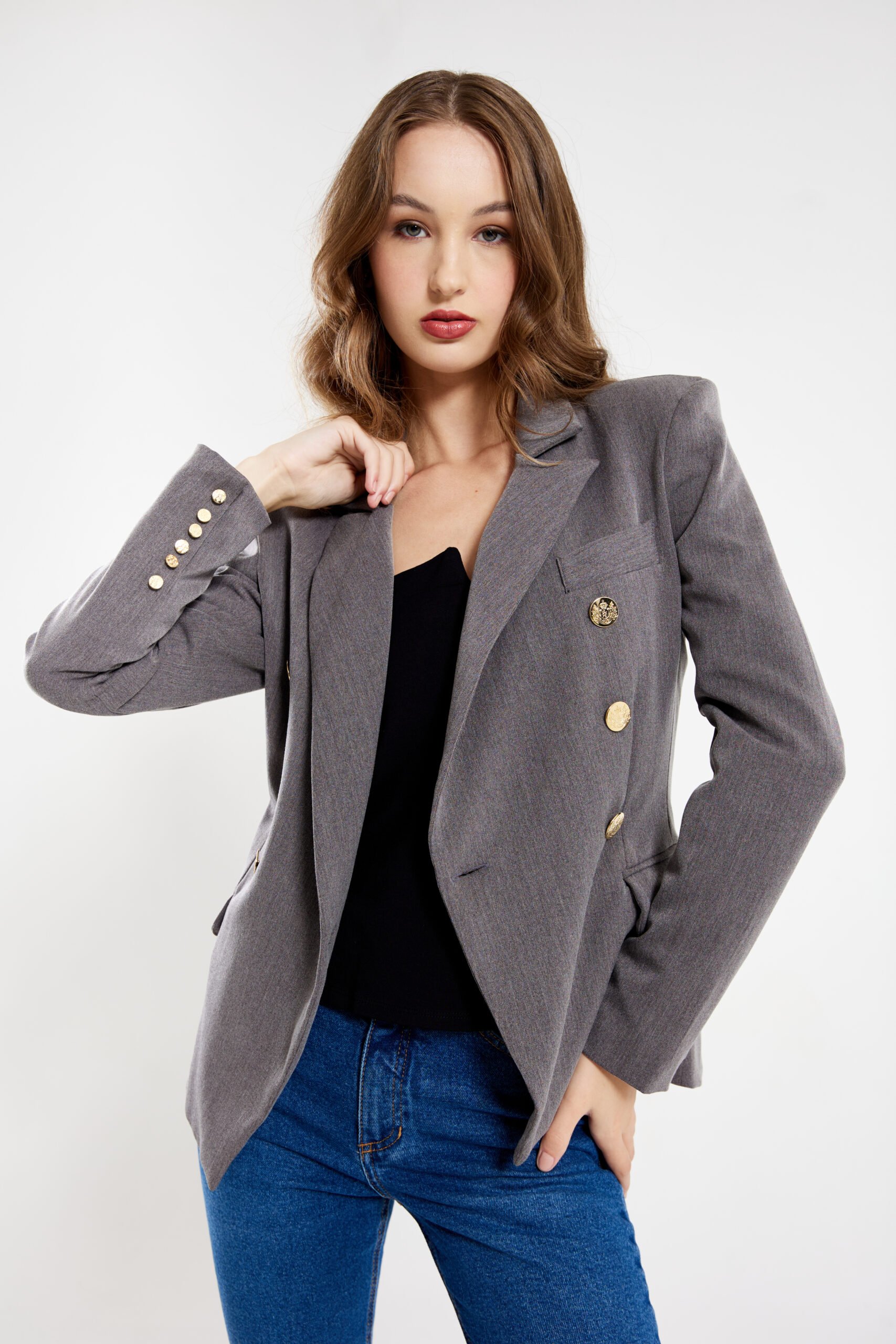 Blazer York Cinza