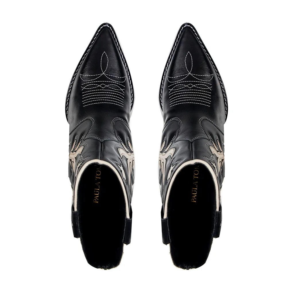 Bota Zoe Baixa Preto - Imagem 4