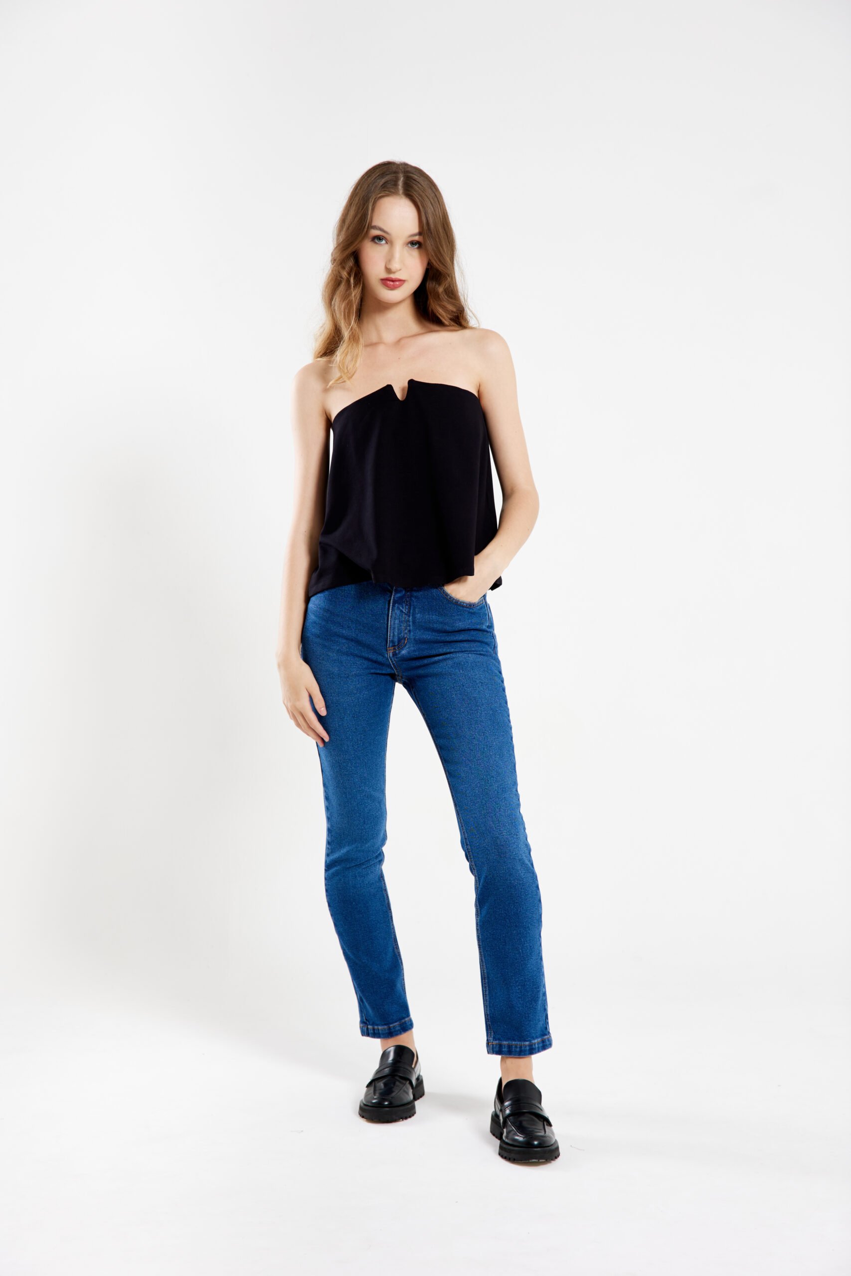 Calça Lele Jeans Escuro - Imagem 3
