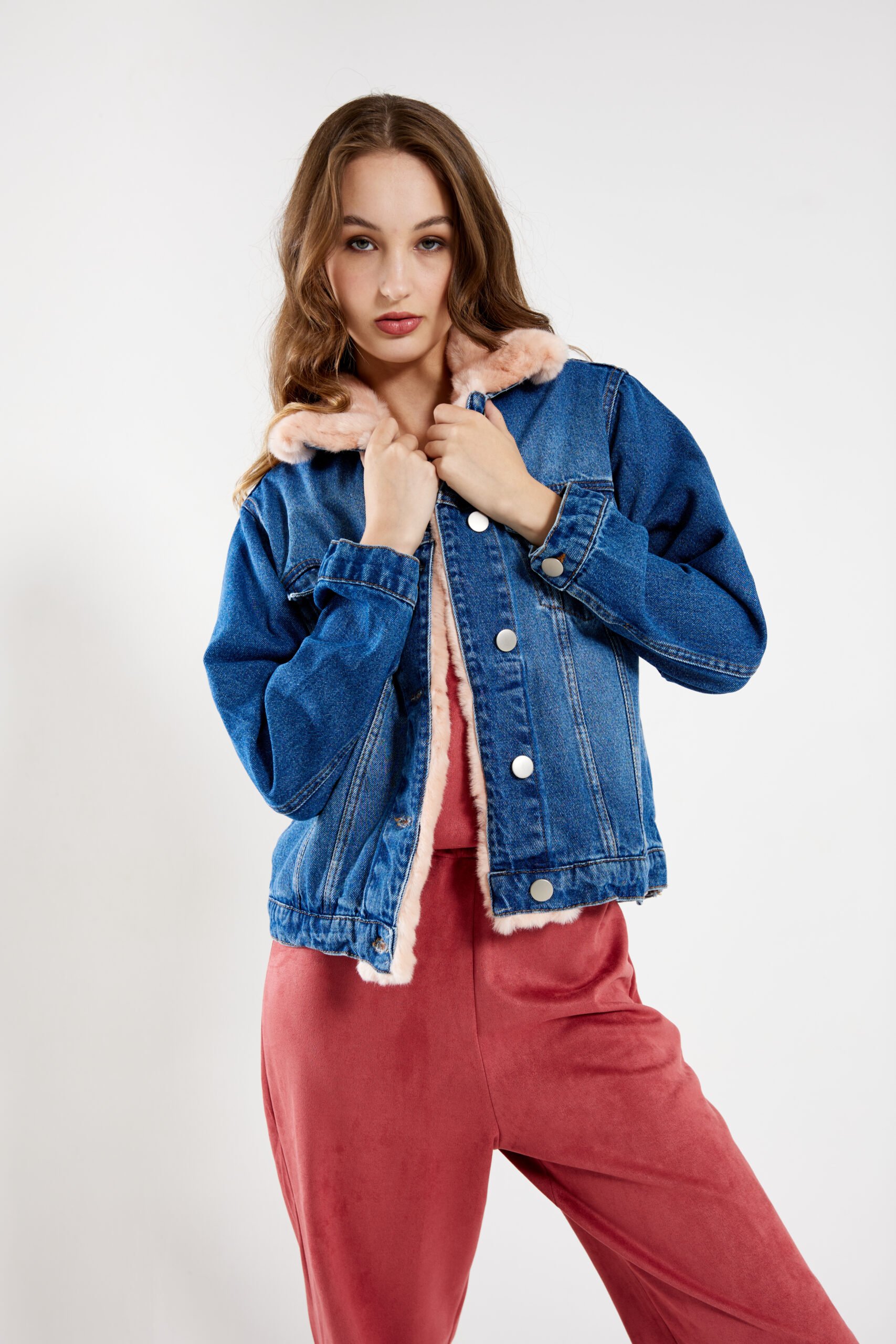 Jaqueta Vivi Rosa Jeans - Imagem 3
