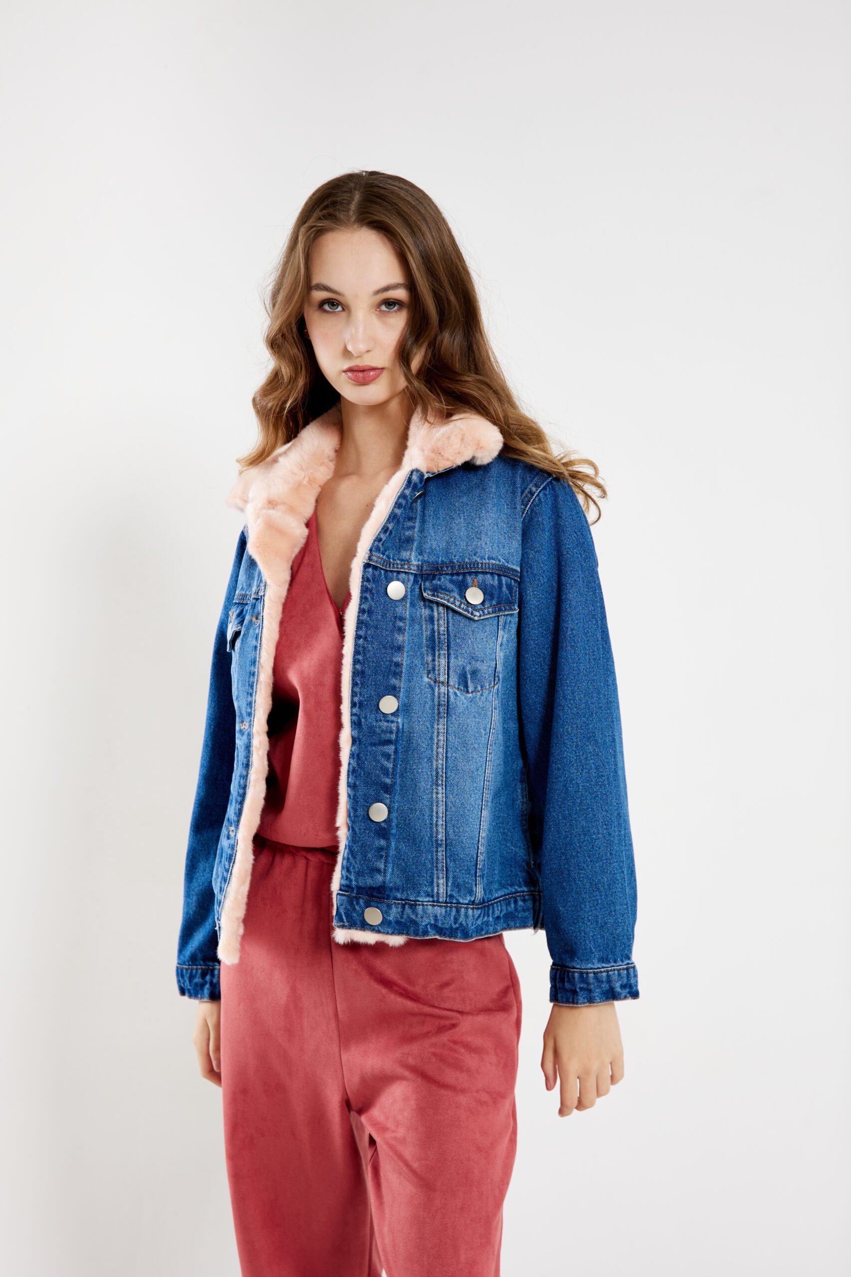 Jaqueta Vivi Rosa Jeans - Imagem 4