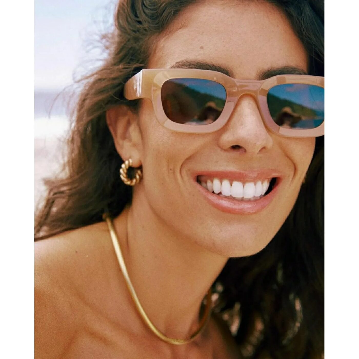 Óculos De Sol Chic - Bege