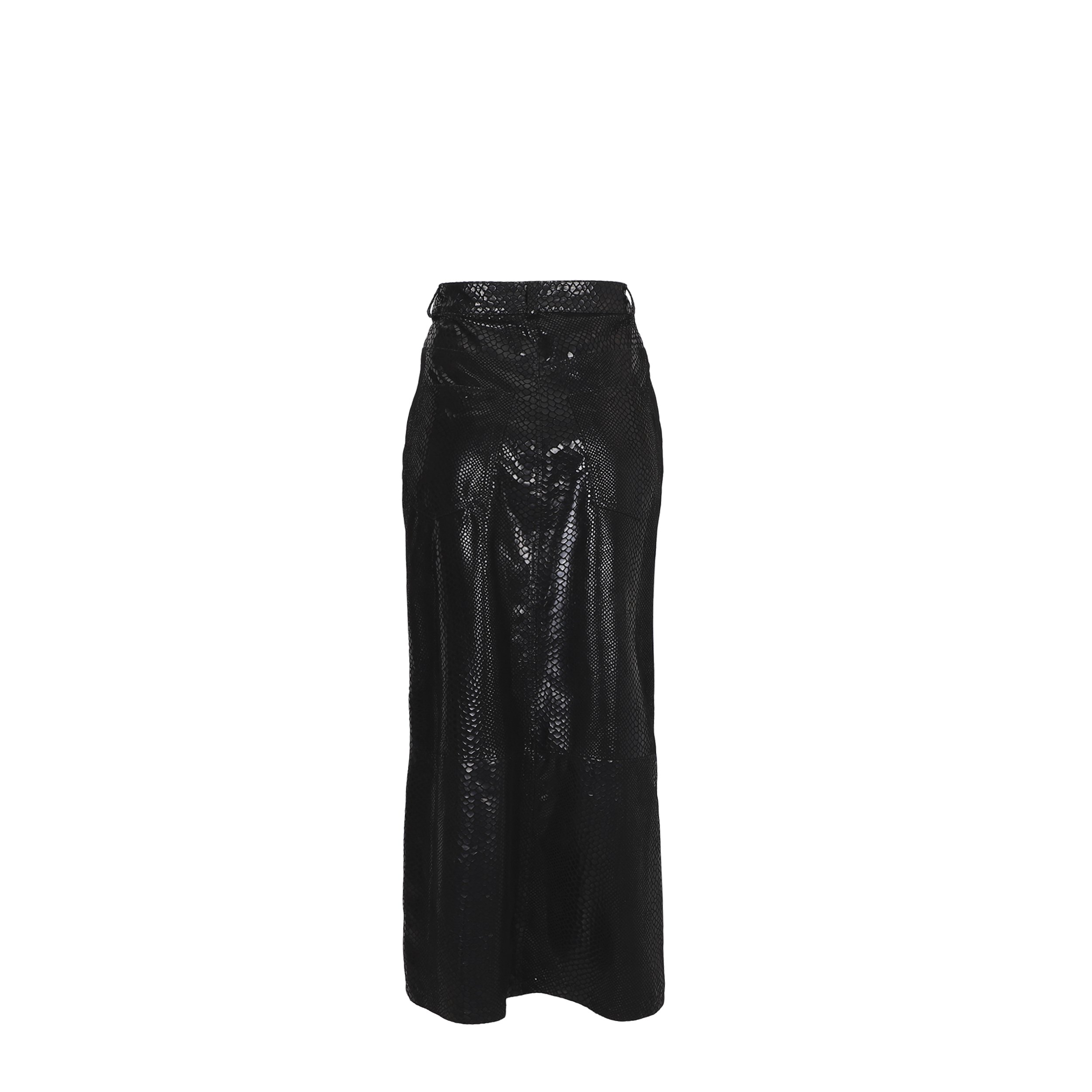 Saia Cla Preto Couro - Imagem 8