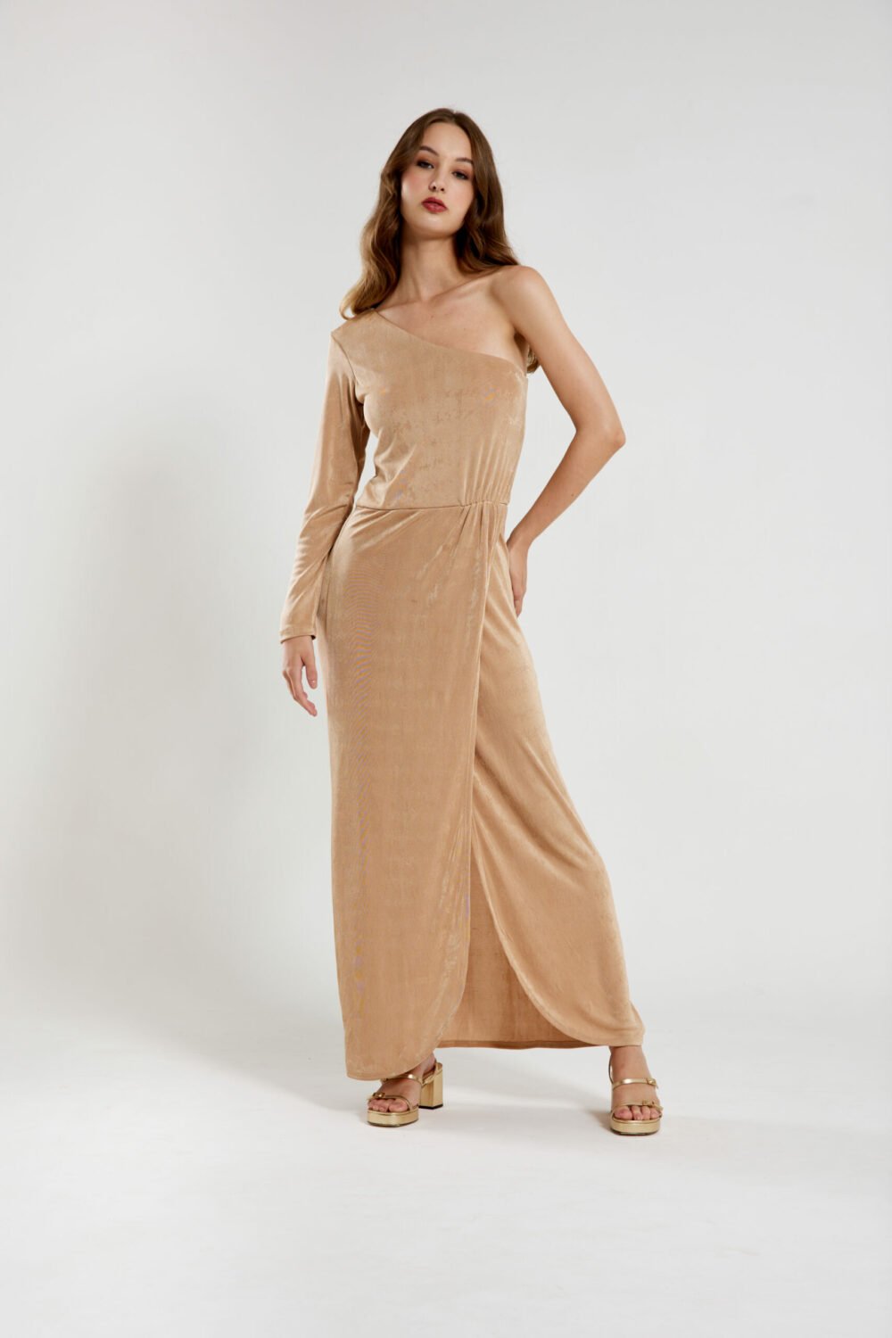 Vestido Eva Bege