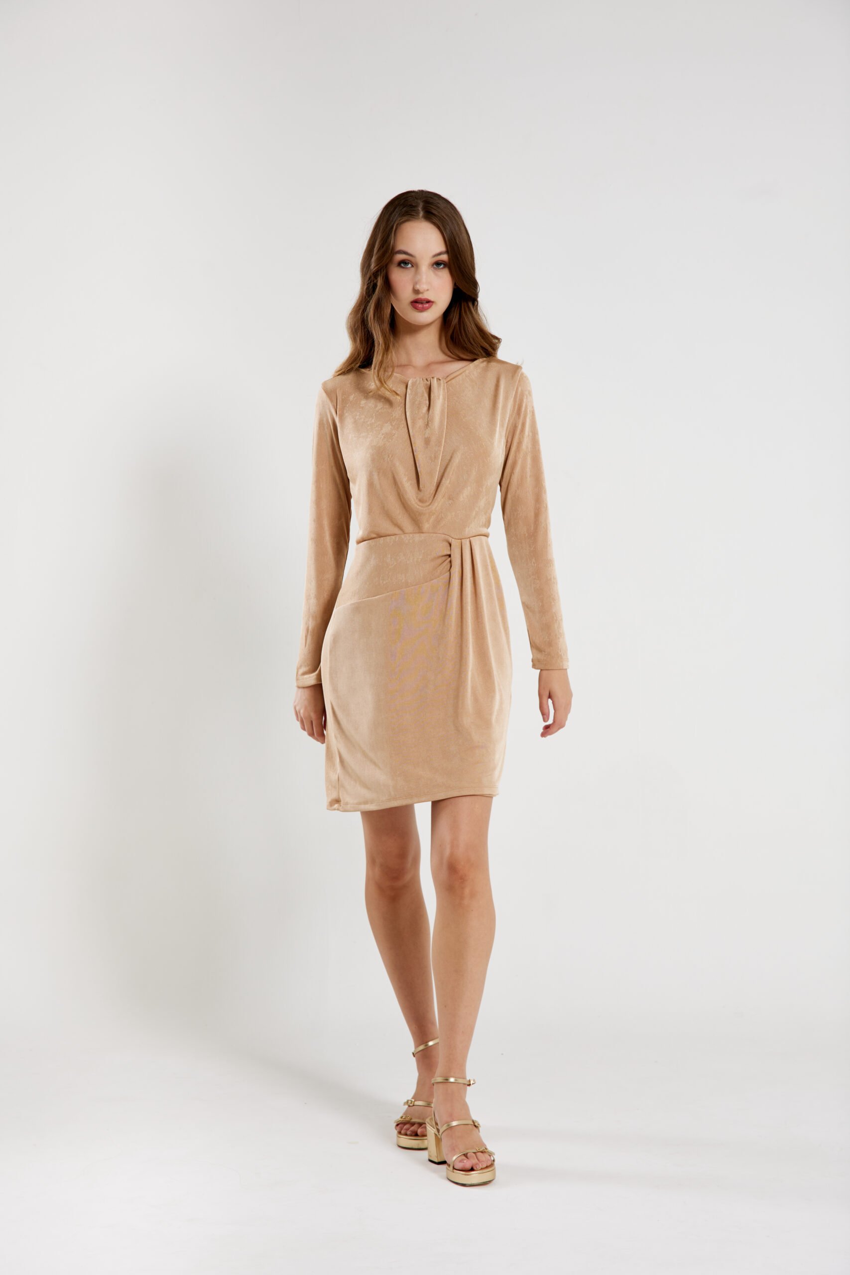 Vestido Jacque Bege - Imagem 3