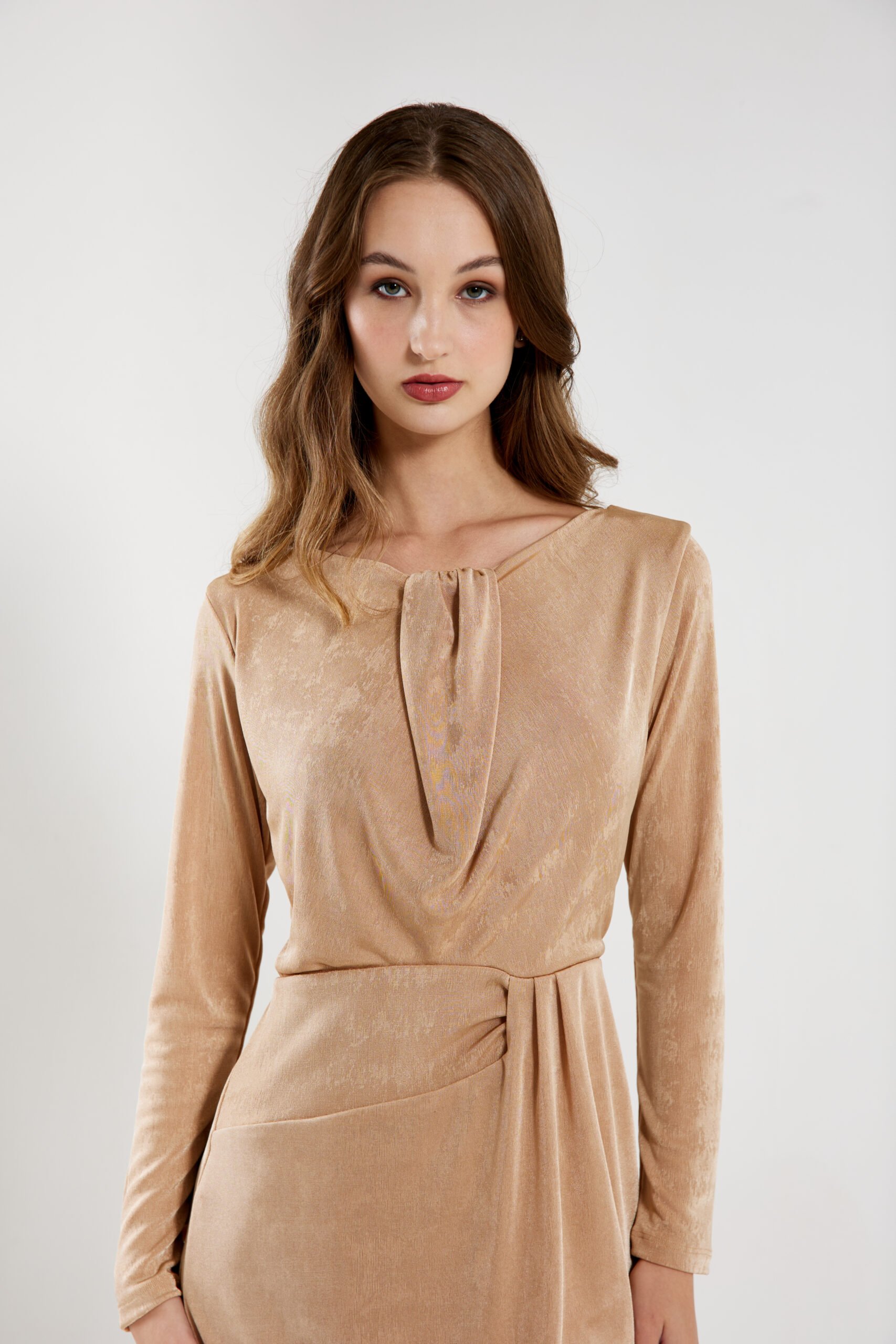 Vestido Jacque Bege - Imagem 9
