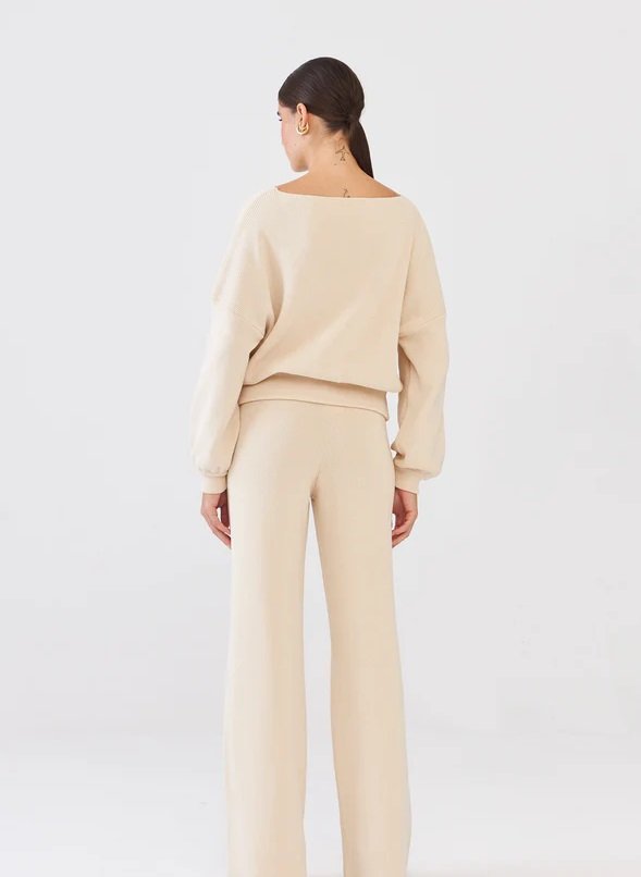 Calca Em Tricot Canelado Ninive - Imagem 3