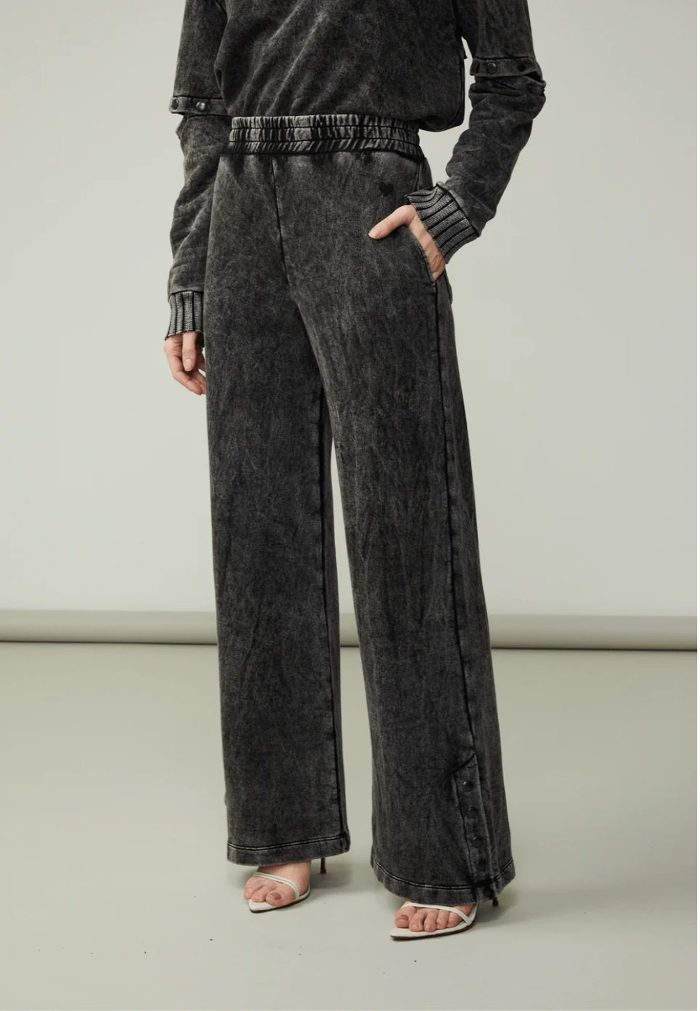 Calca Botoes Marie Preto 36 Preto - Imagem 2