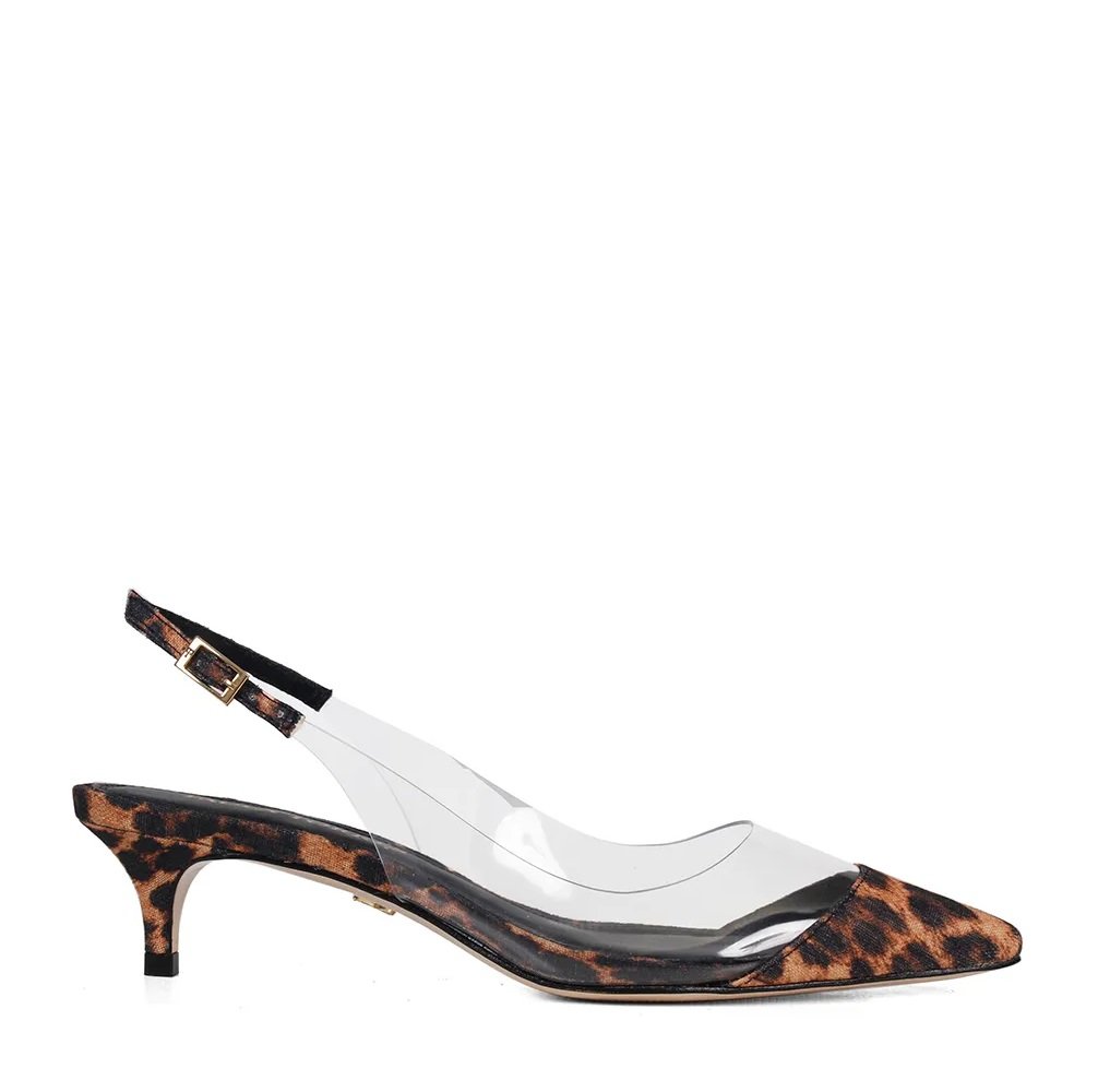 Scarpin Cindy Onça