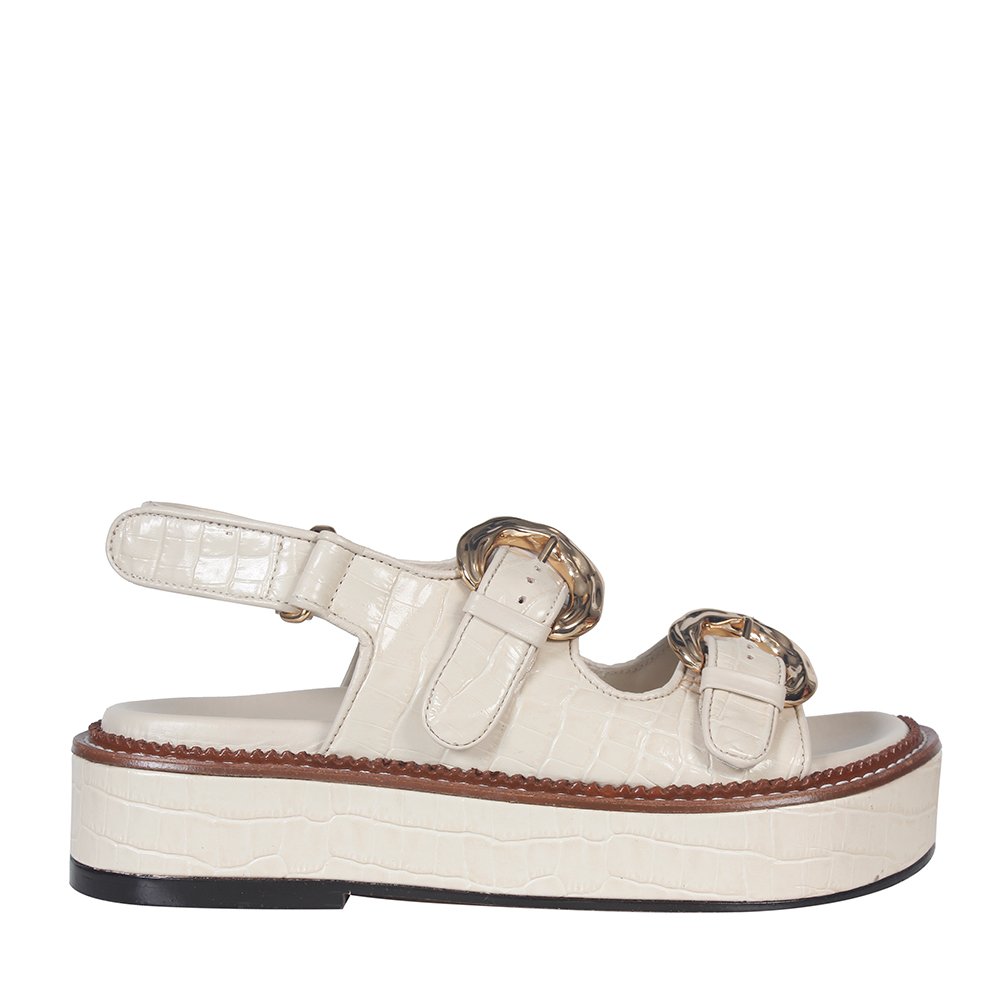 Flatform Lavinia Baunilha - Imagem 3