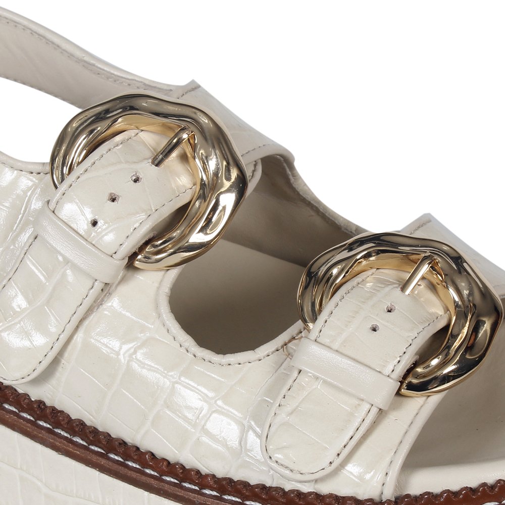 Flatform Lavinia Baunilha - Imagem 4