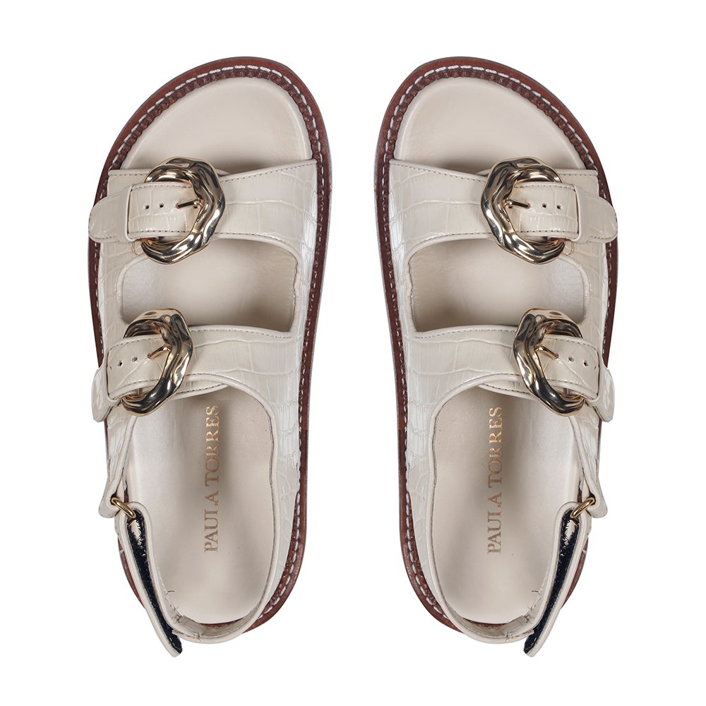 Flatform Lavinia Baunilha - Imagem 5