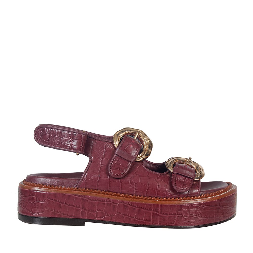 Flatform Lavinia Merlot - Imagem 3