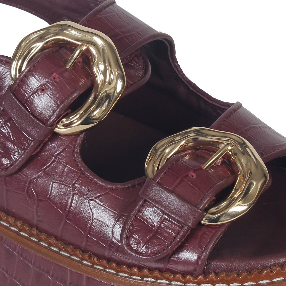 Flatform Lavinia Merlot - Imagem 4