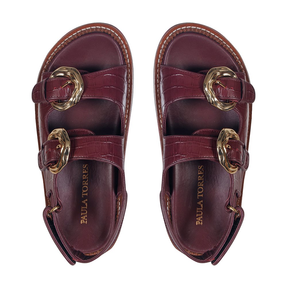 Flatform Lavinia Merlot - Imagem 5