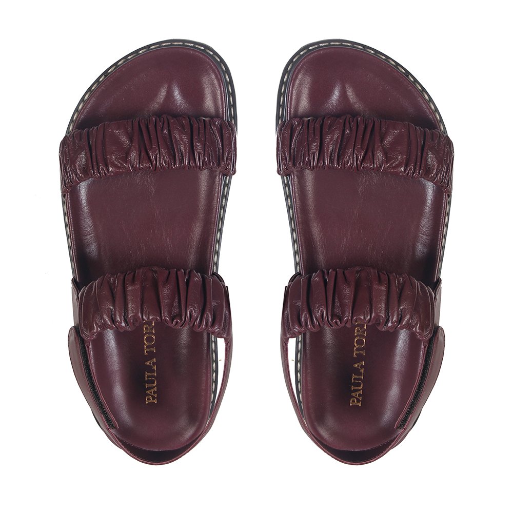 Rasteira Serena Merlot - Imagem 5