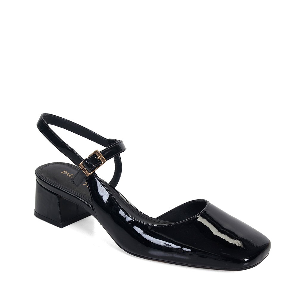 Scarpin Boneca Italia Baixo Preto - Imagem 2