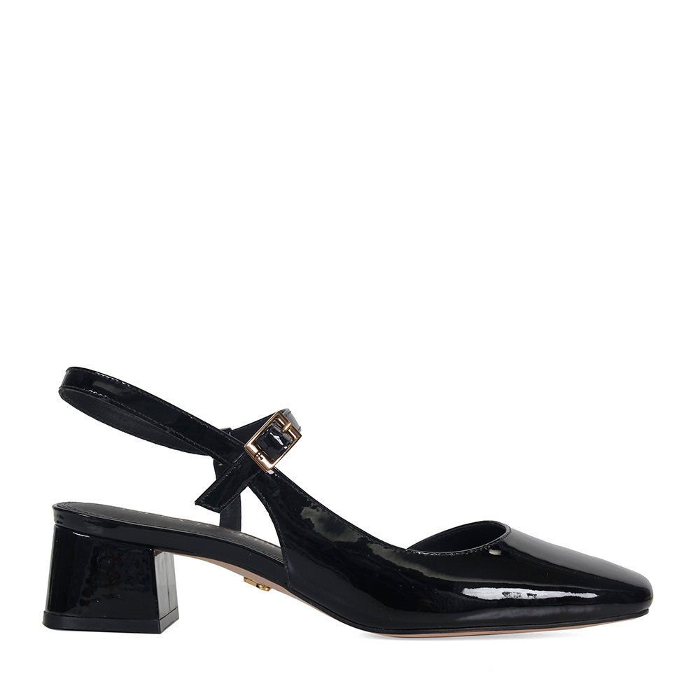 Scarpin Boneca Italia Baixo Preto - Imagem 3