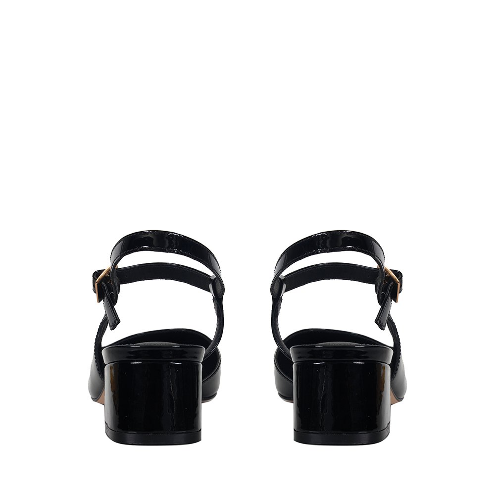 Scarpin Boneca Italia Baixo Preto - Imagem 6