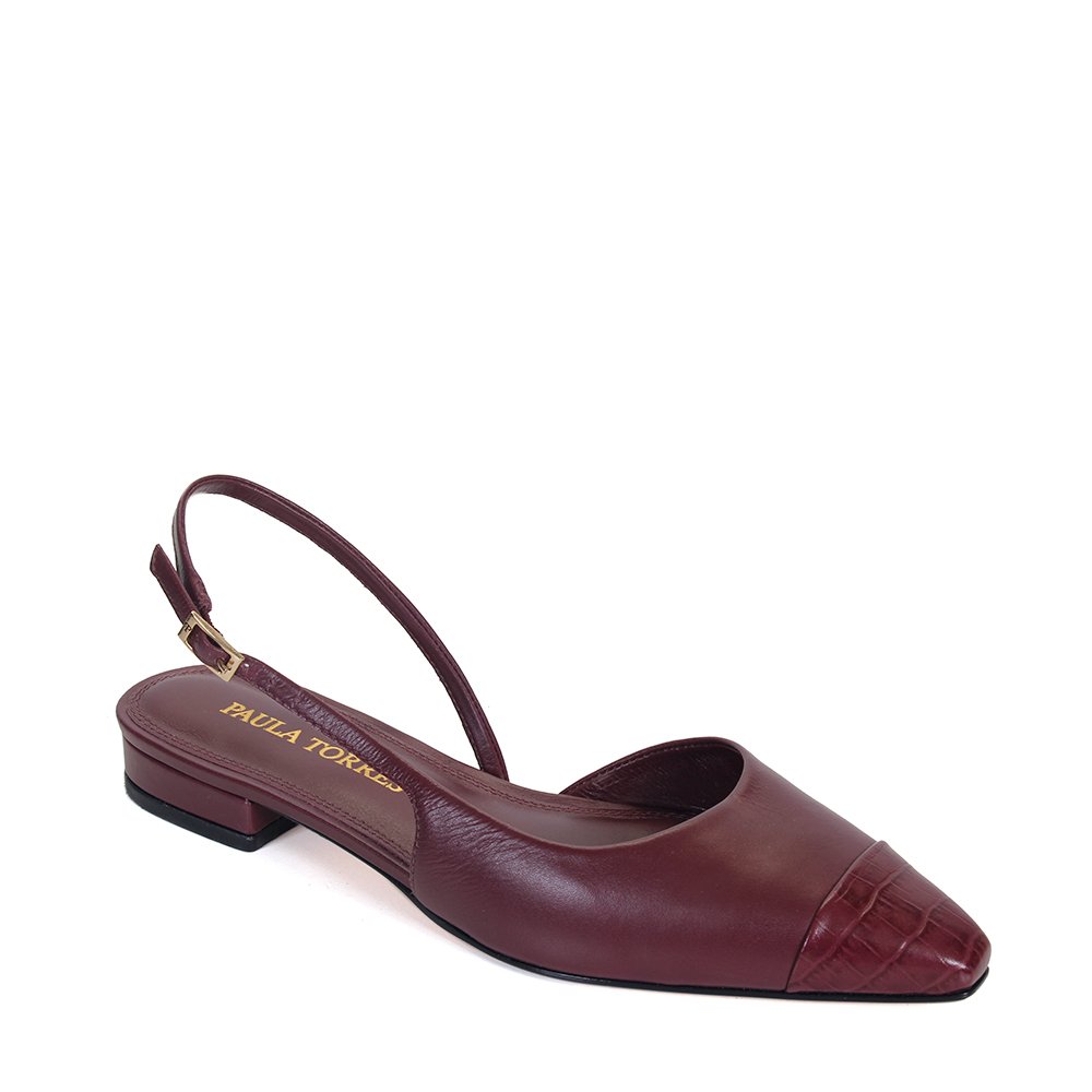 Sapatilha Gabi Merlot - Imagem 2