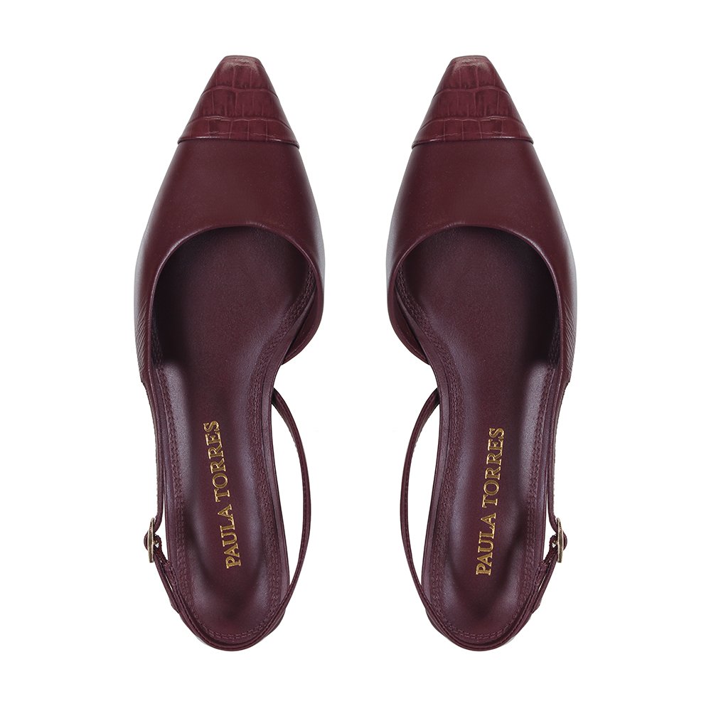 Sapatilha Gabi Merlot - Imagem 5