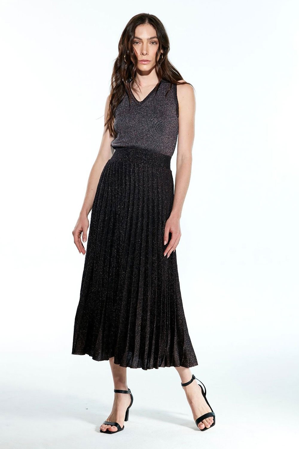 Blusa Laila Preto C/ Grafite - Imagem 3
