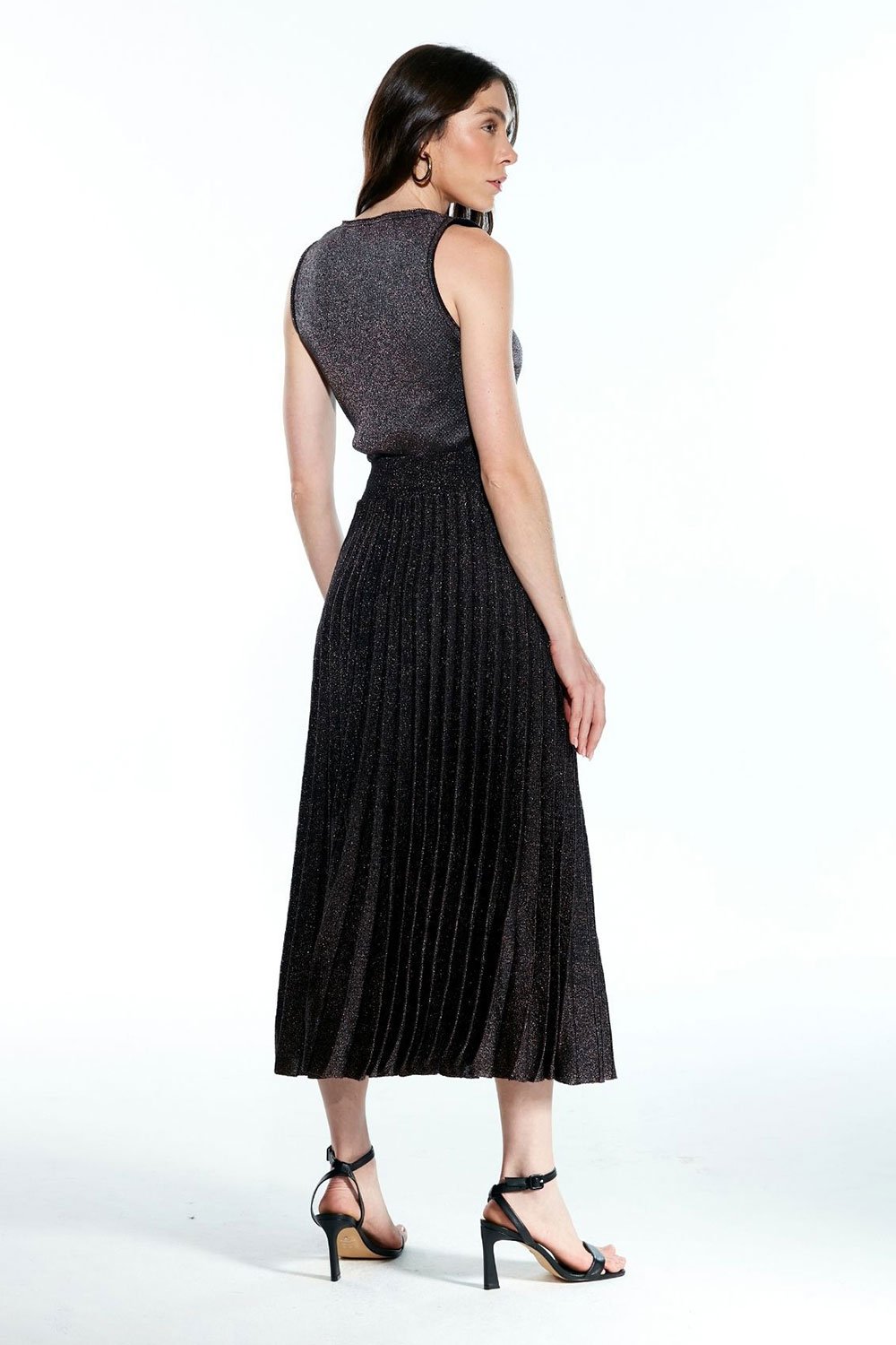 Blusa Laila Preto C/ Grafite - Imagem 2