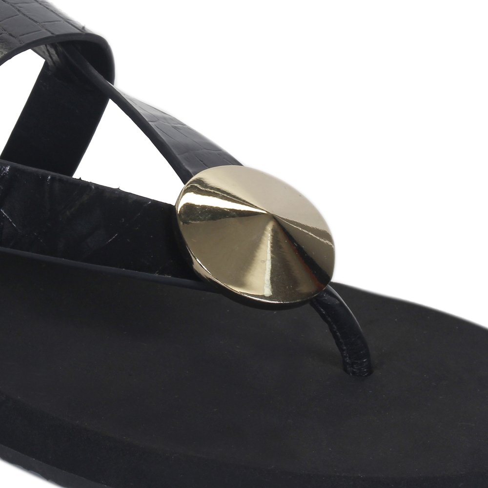 Rasteira Carmela Preto - Imagem 4