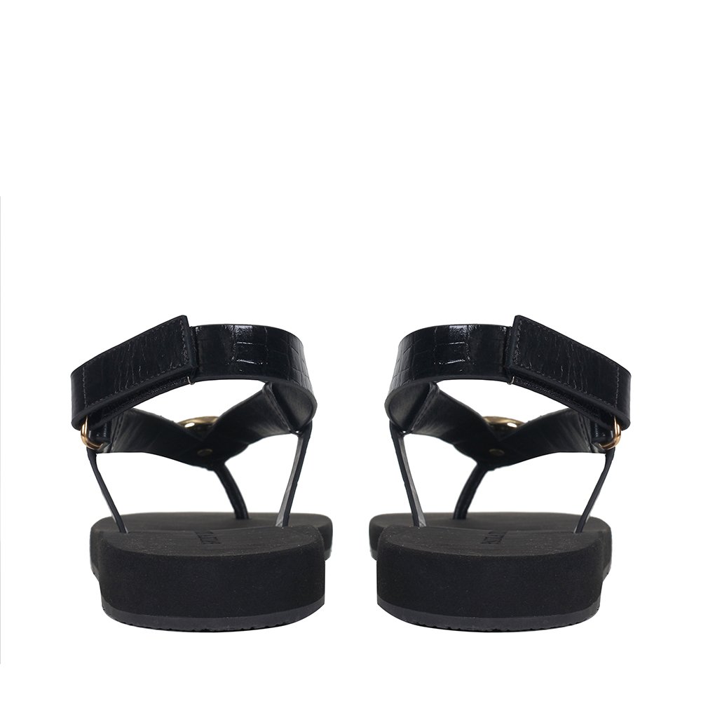 Rasteira Carmela Preto - Imagem 6