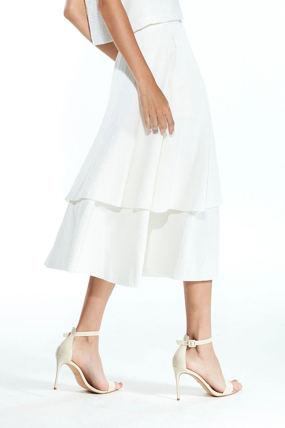Saia Luana Off White Midi - Imagem 2
