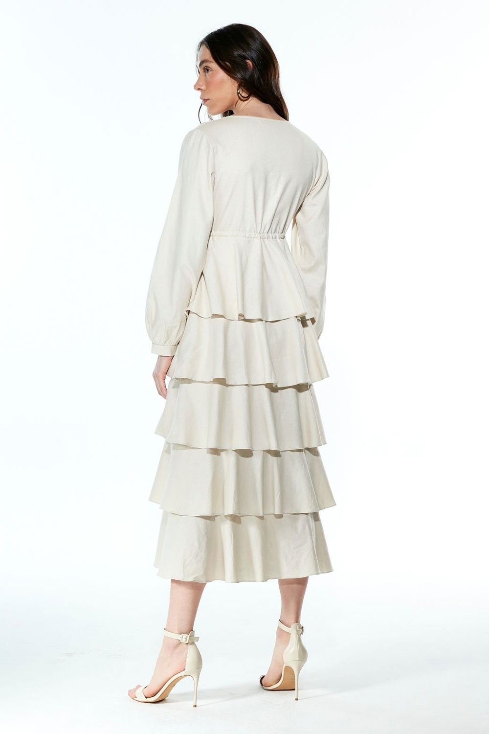 Vestido Isa Bege - Imagem 2