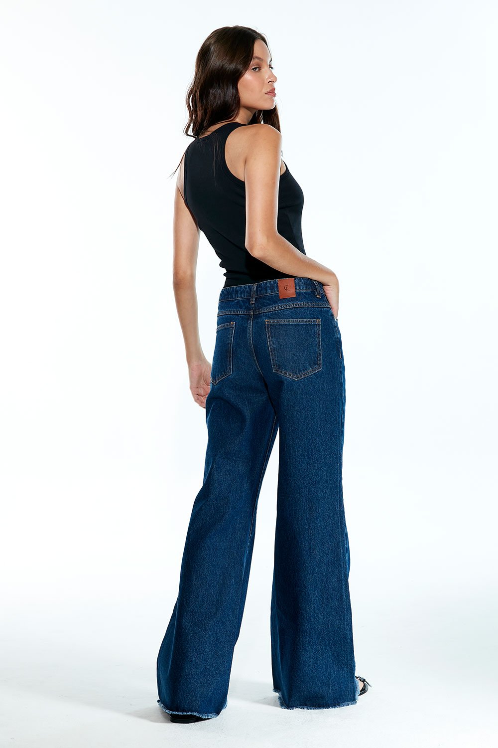 Calça Taylor Jeans Escuro - Imagem 3