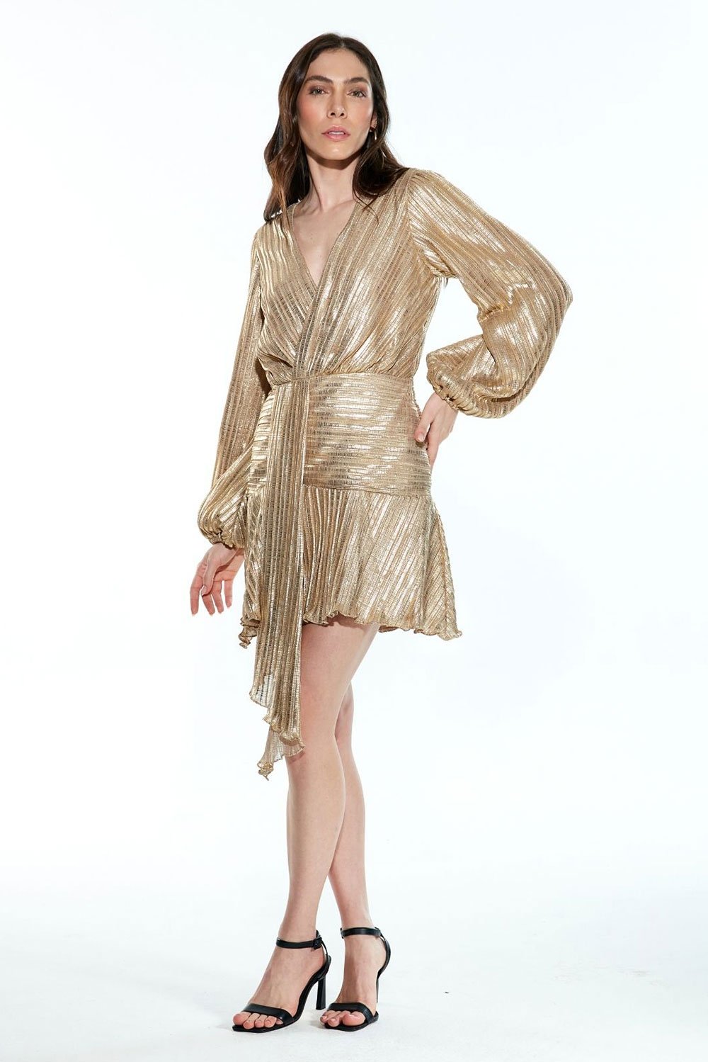 Vestido Cau Dourado