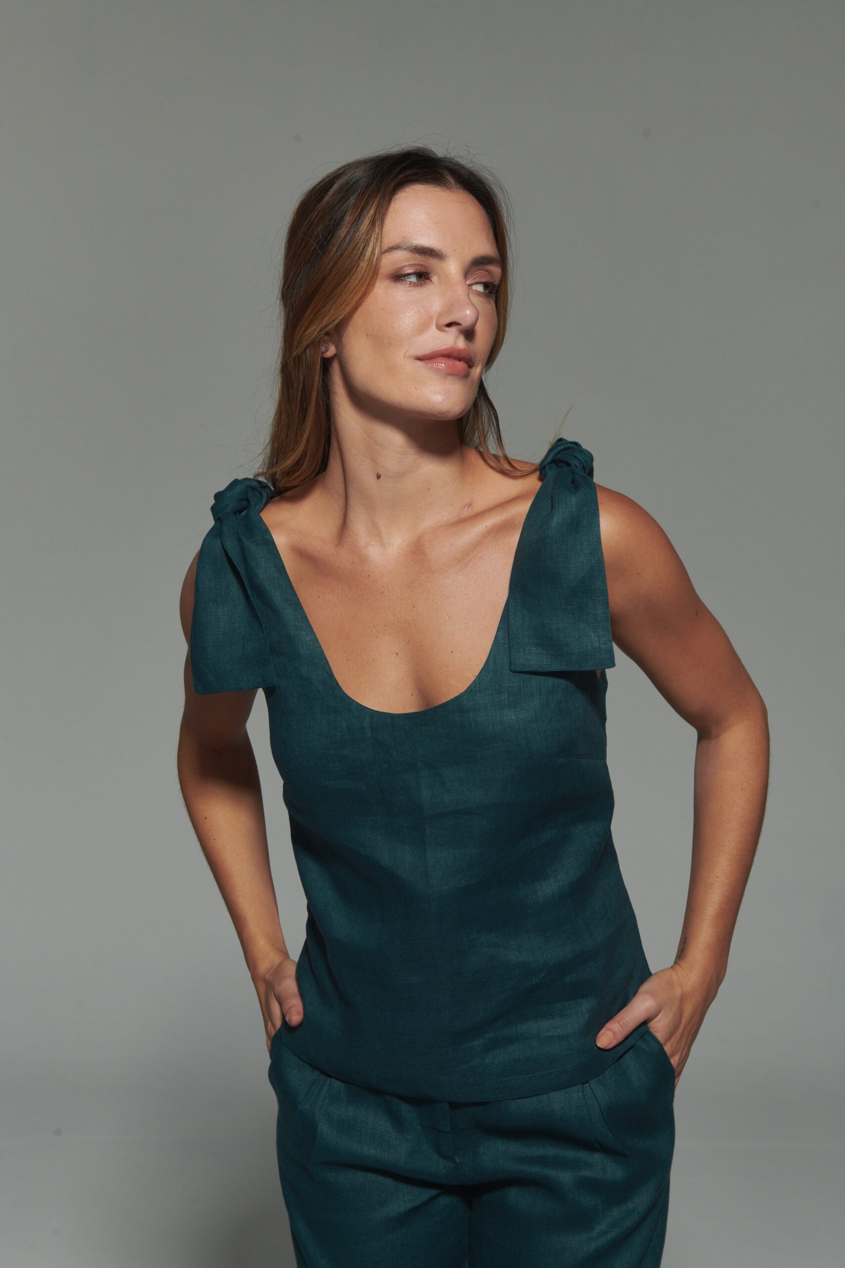 Blusa Rafaela Deep Esmeralda - Imagem 3