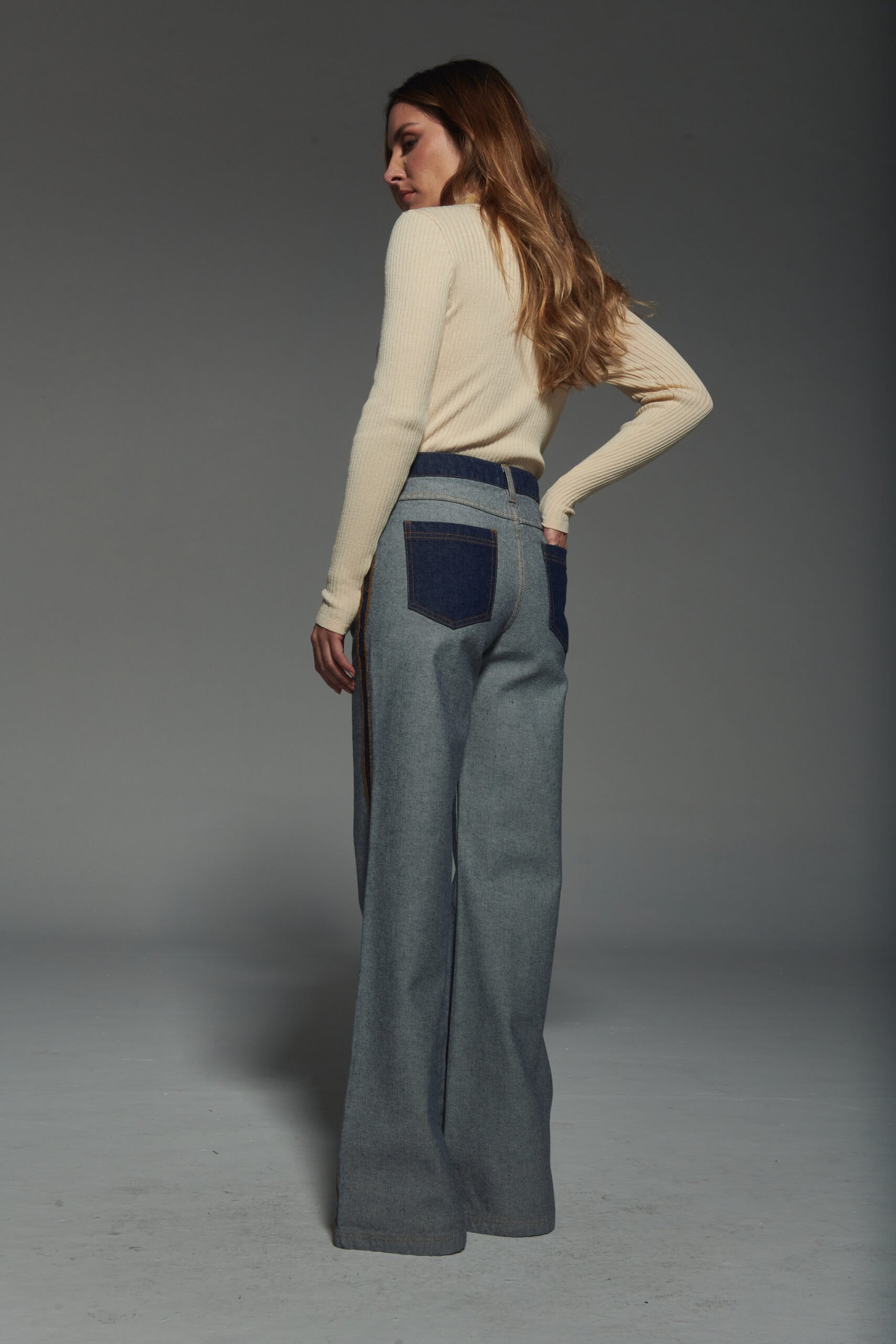 Calça Jeans Flare Zoe 100% Algodão - Imagem 4